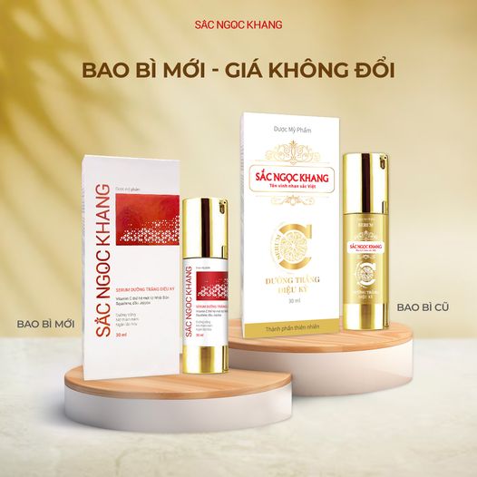 THÔNG BÁO THAY ĐỔI BAO BÌ SERUM DƯỠNG TRẮNG 30ML