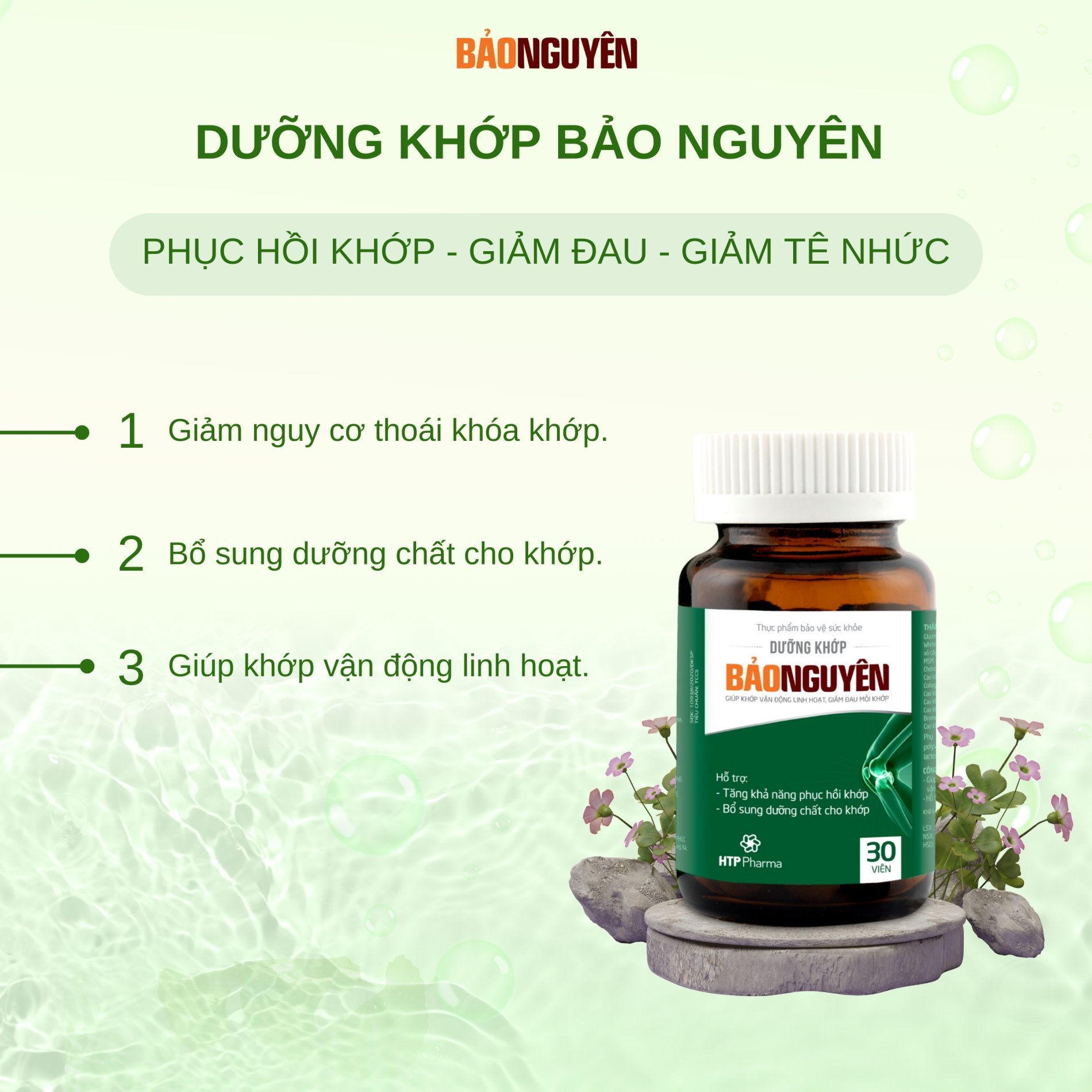 Dưỡng Khớp Bảo Nguyên [Hộp 30 Viên]