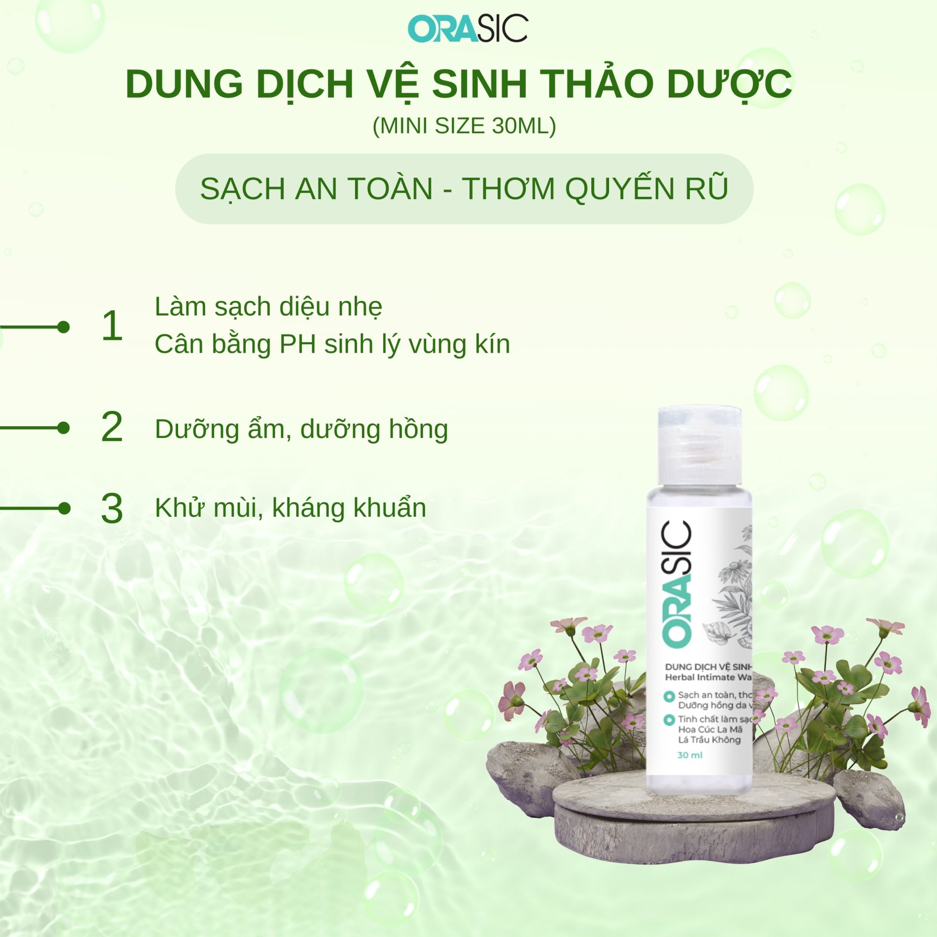 Dung Dịch Vệ Sinh ORASIC [Chai 30ml]