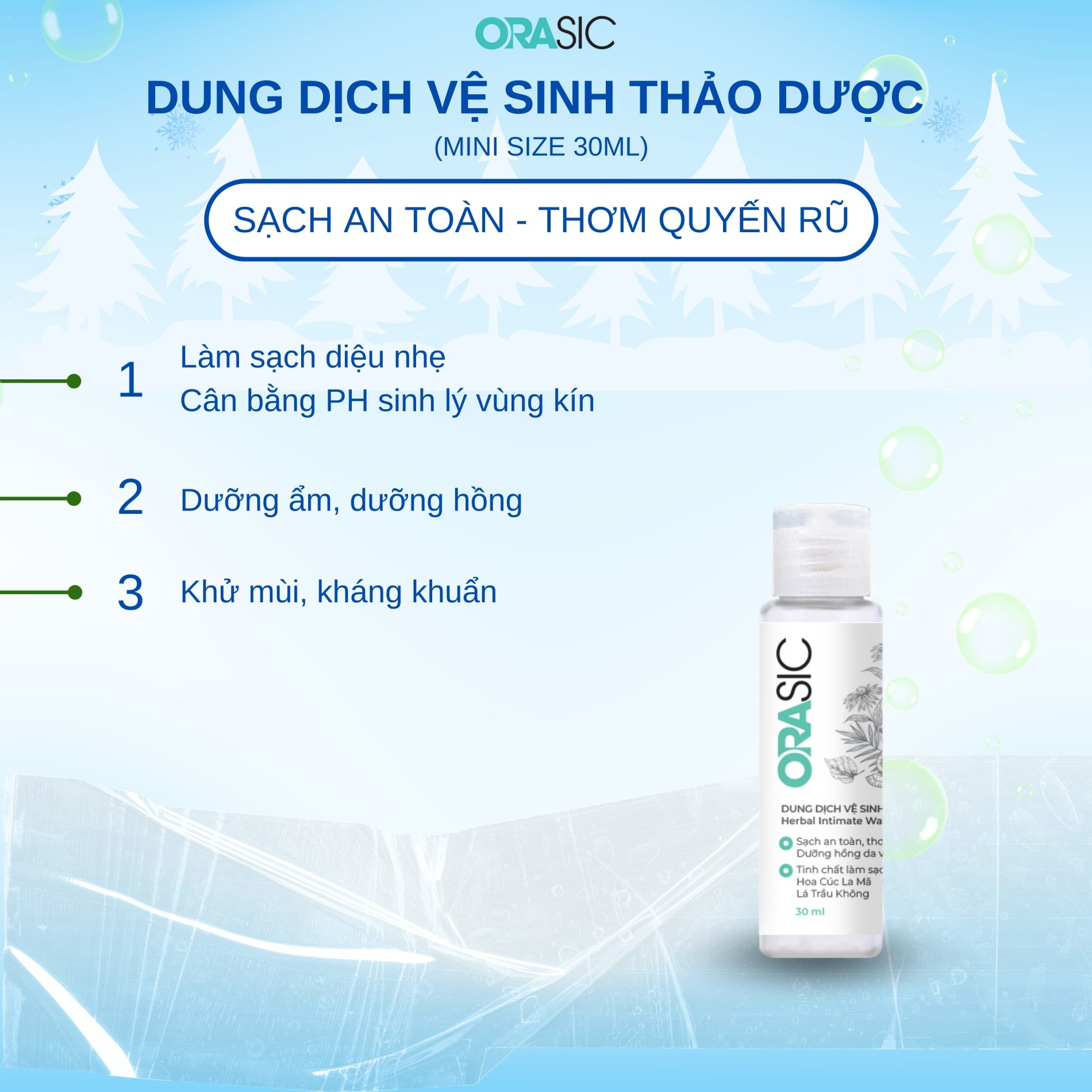 Dung Dịch Vệ Sinh ORASIC [Chai 30ml]