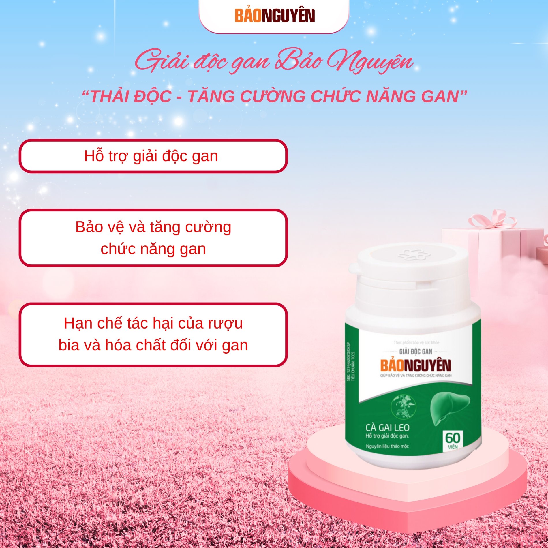 Giải Độc Gan Bảo Nguyên [Hộp 60 Viên]