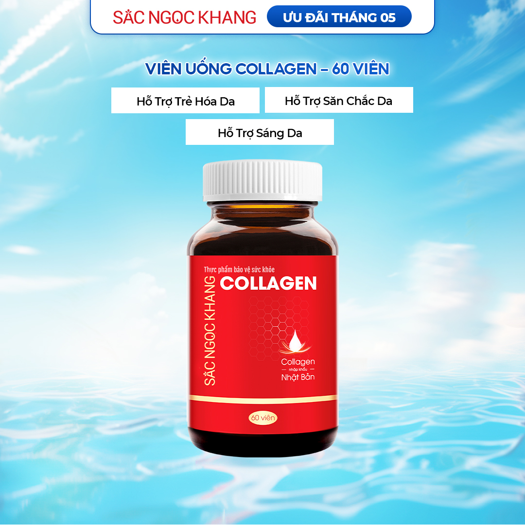 Viên Uống Collagen Dipeptide Sắc Ngọc Khang [Hộp 60 Viên]