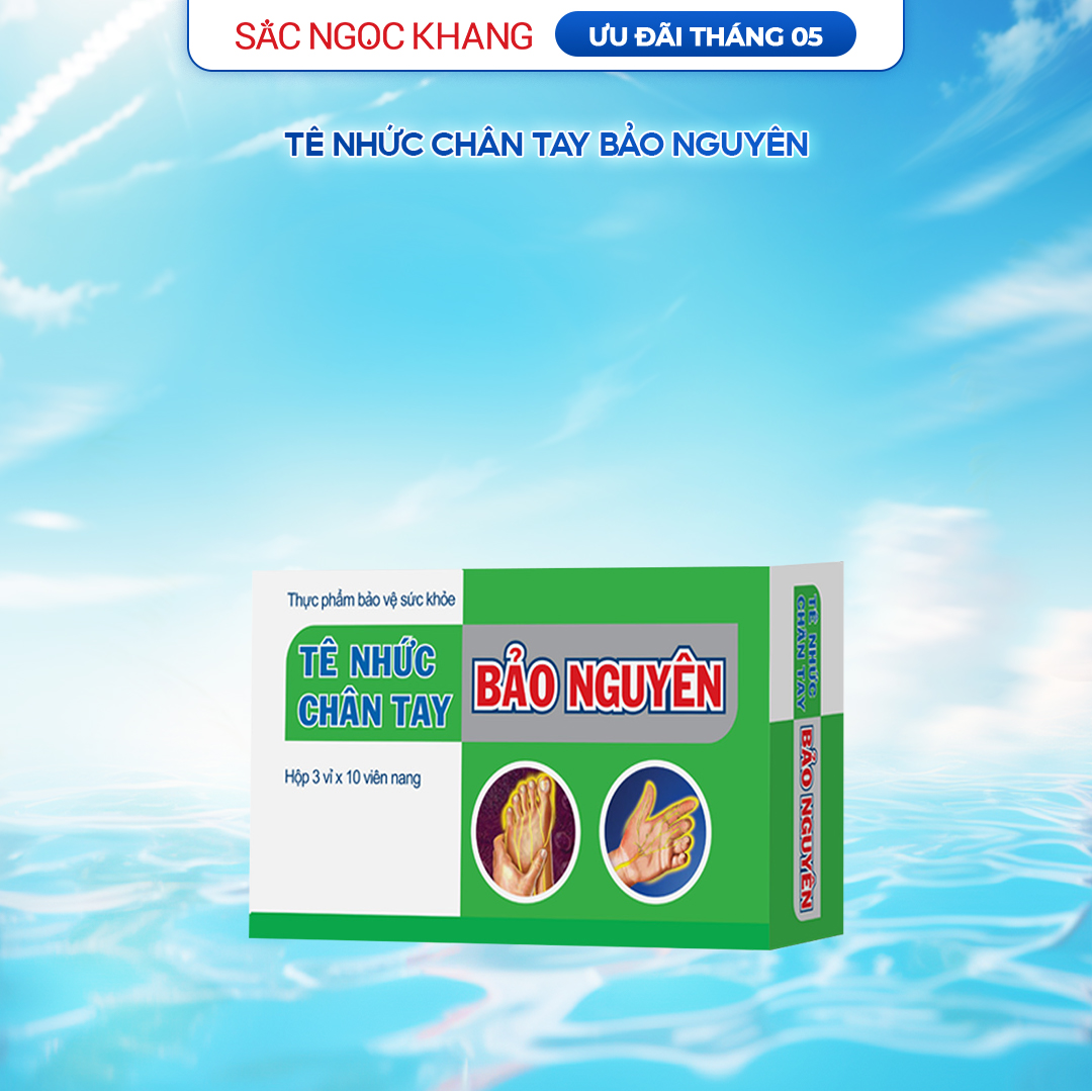 Tê Nhức Chân Tay Bảo Nguyên [Hộp 30 Viên]