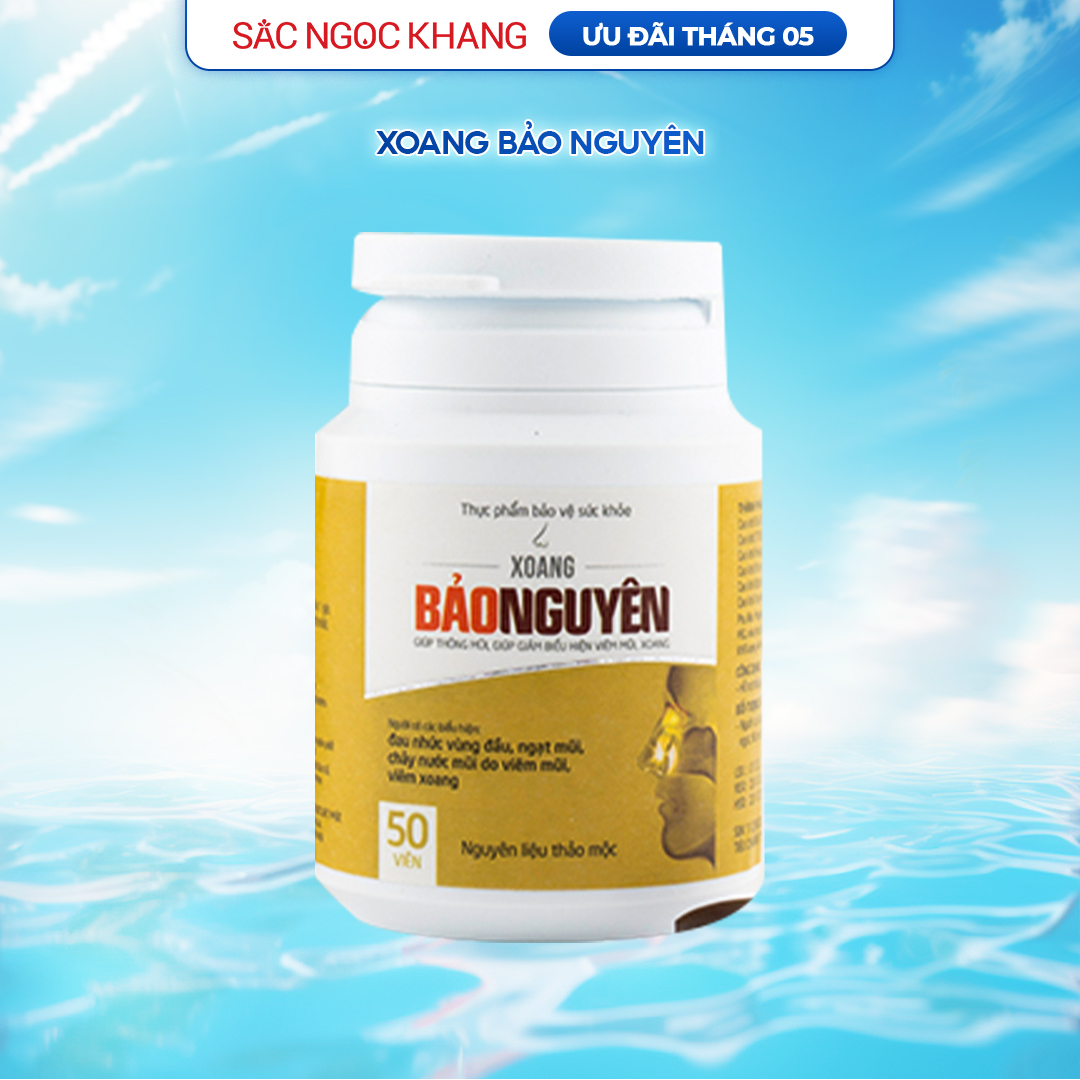 Xoang Bảo Nguyên - Hỗ Trợ Viêm Xoang & Viêm Mũi Dị Ứng [Hộp 50 Viên]