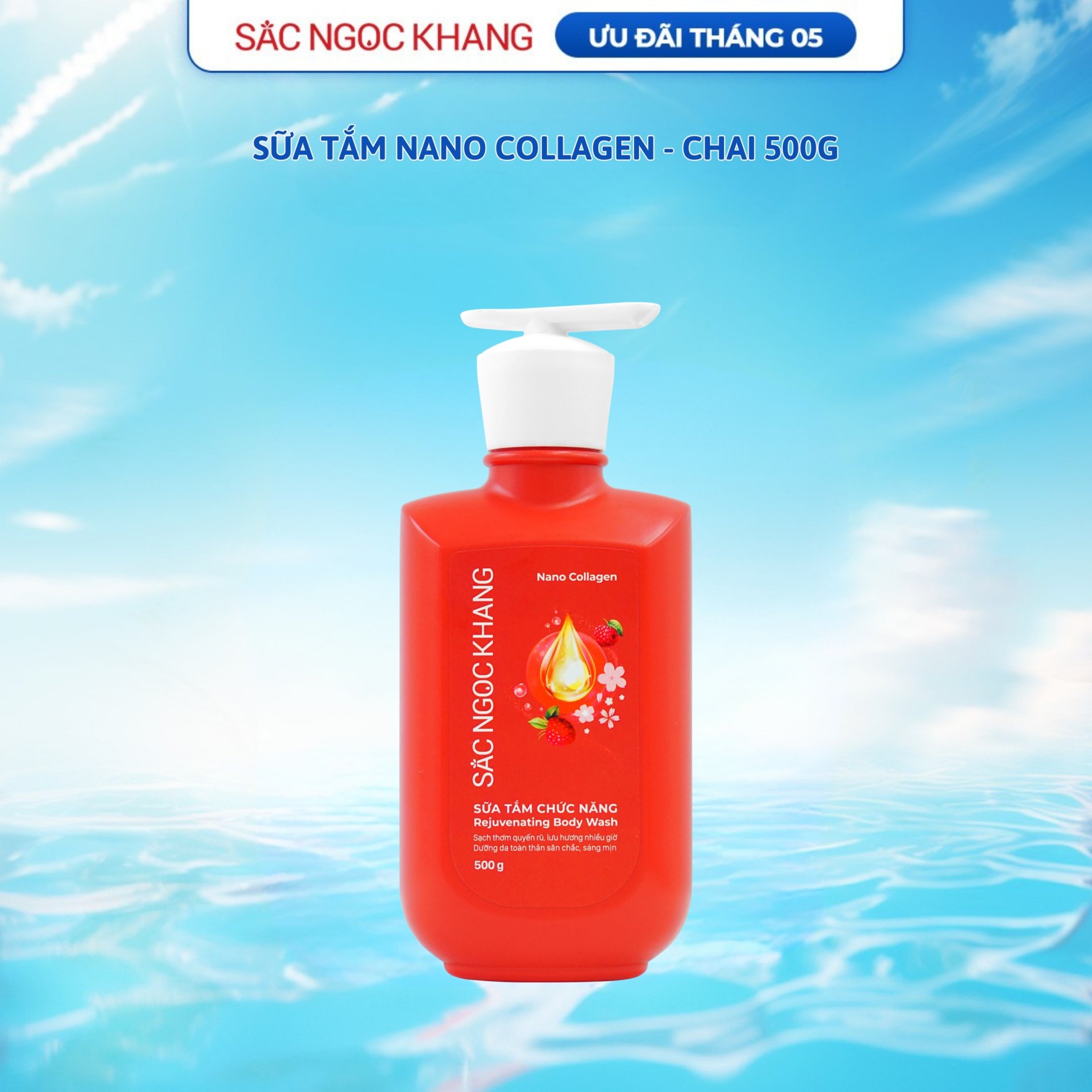 Sữa tắm chức năng Nano Collagen [500g] 