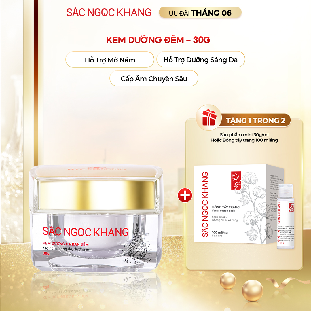 Kem Dưỡng Da Ban Đêm [30g] TẶNG 1 trong 3 quà