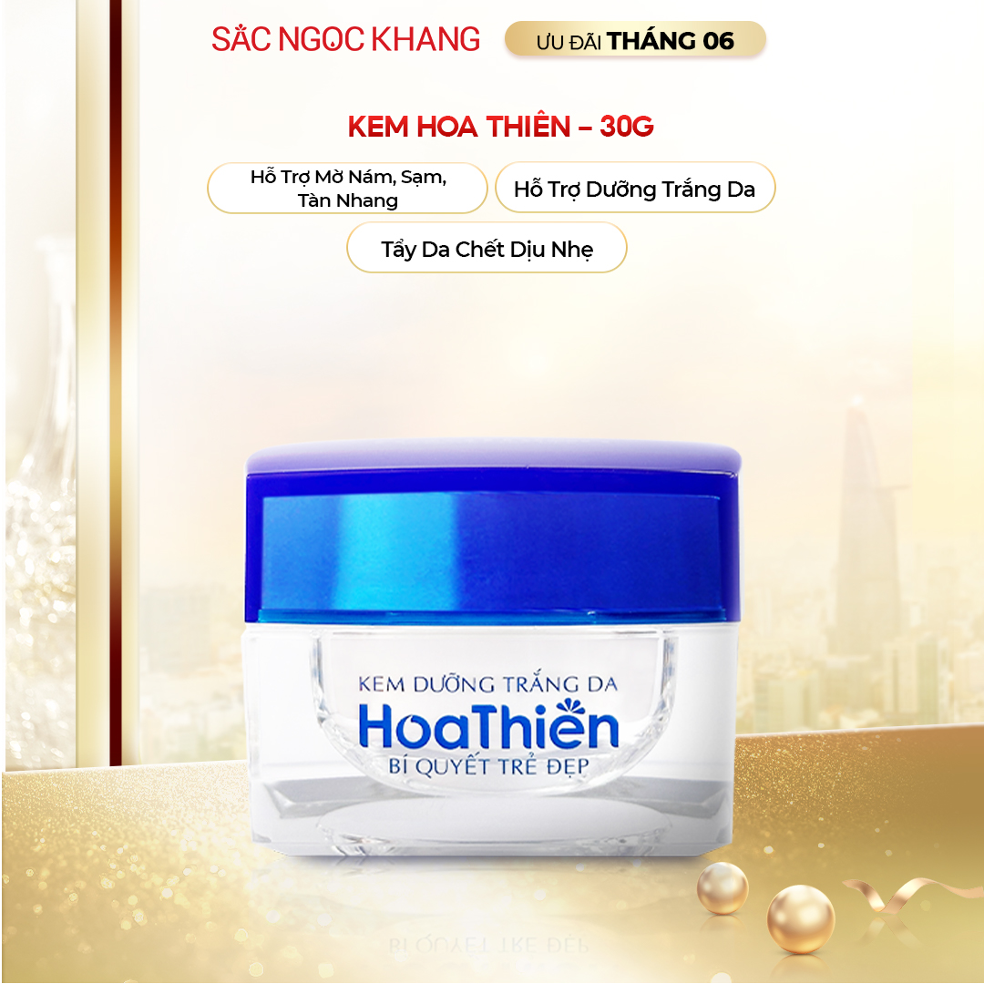 Kem Dưỡng Trắng Da Hoa Thiên [Hộp 30g]