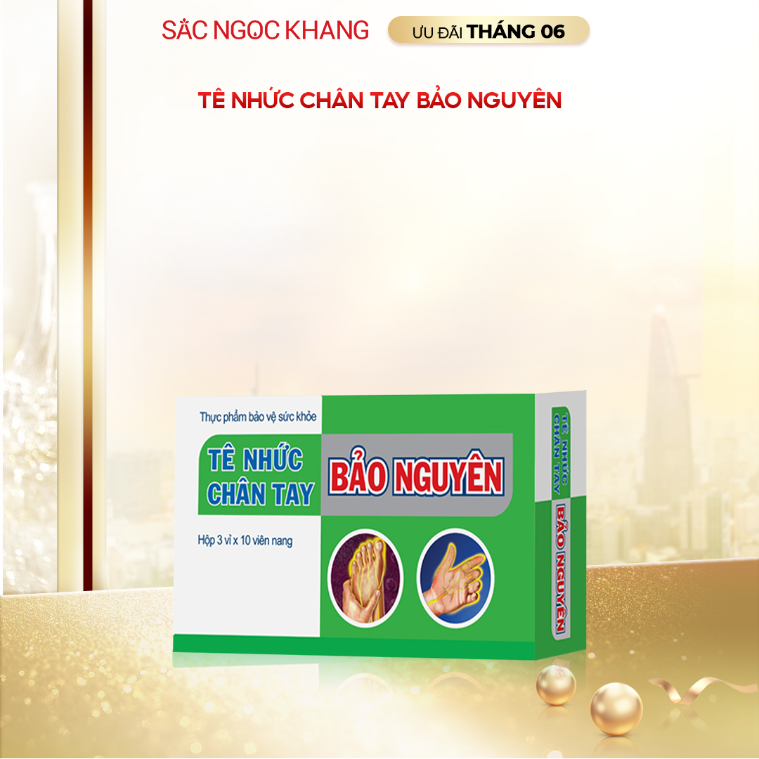 Tê Nhức Chân Tay Bảo Nguyên [Hộp 30 Viên]
