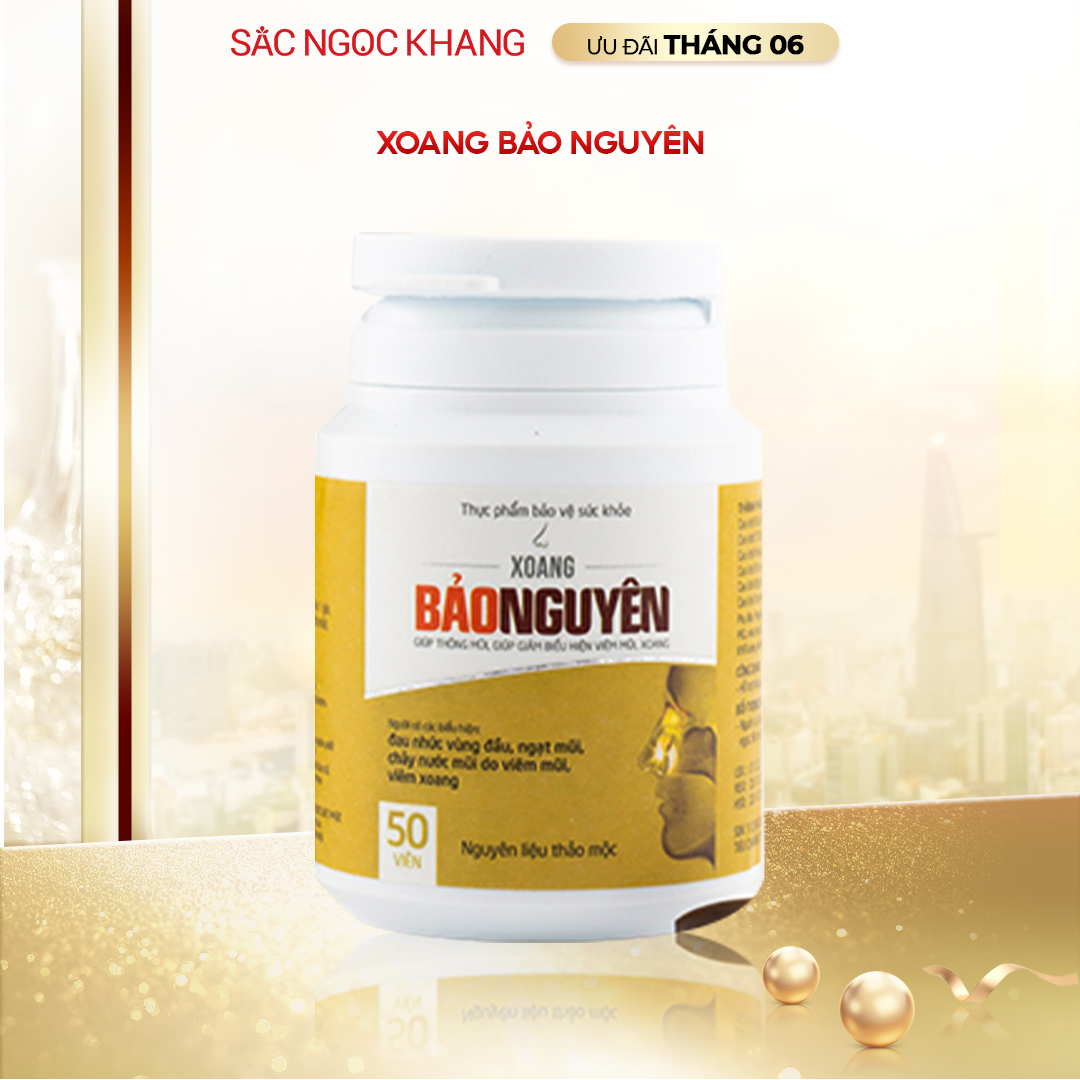 Xoang Bảo Nguyên - Hỗ Trợ Viêm Xoang & Viêm Mũi Dị Ứng [Hộp 50 Viên]