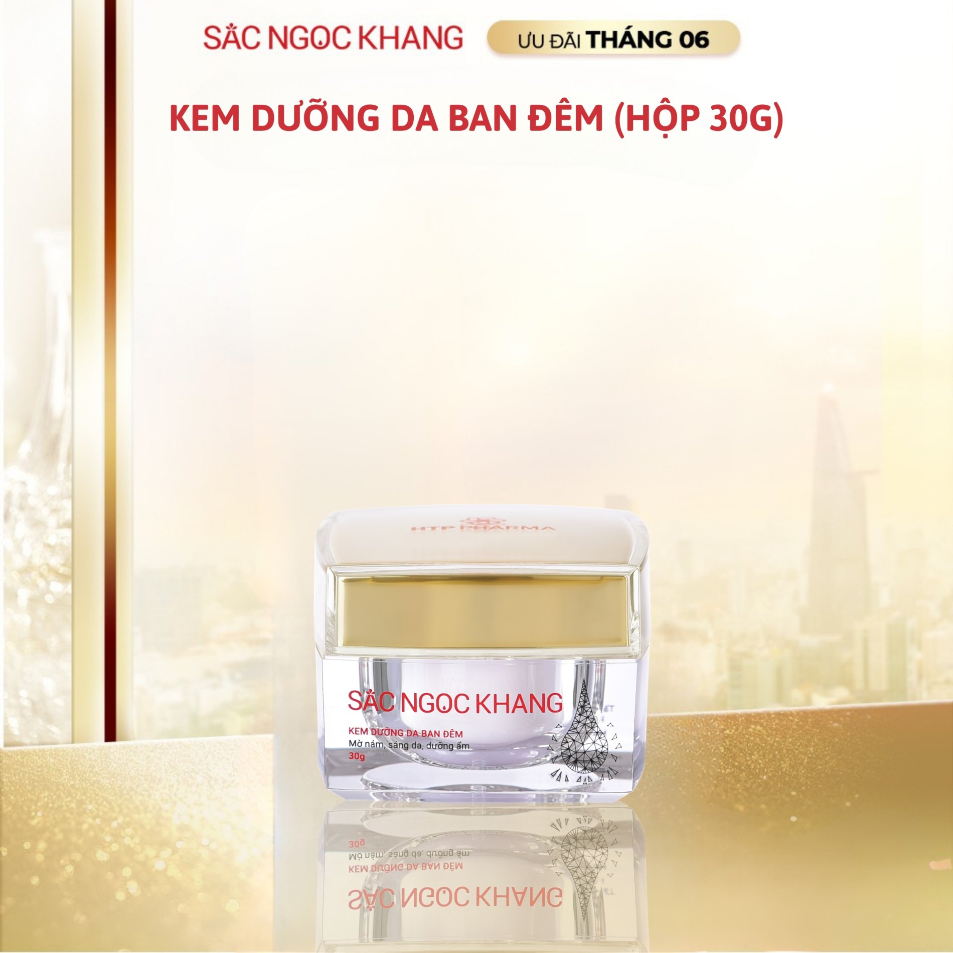 Kem dưỡng da ban đêm Sắc Ngọc Khang [30g]