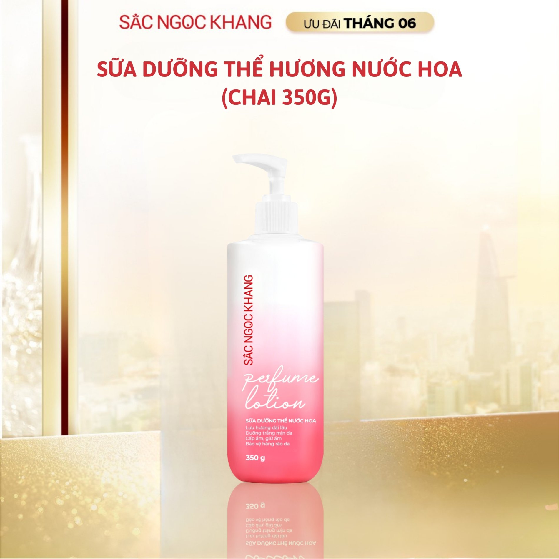 Sữa dưỡng thể hương nước hoa [Chai 350g] 
