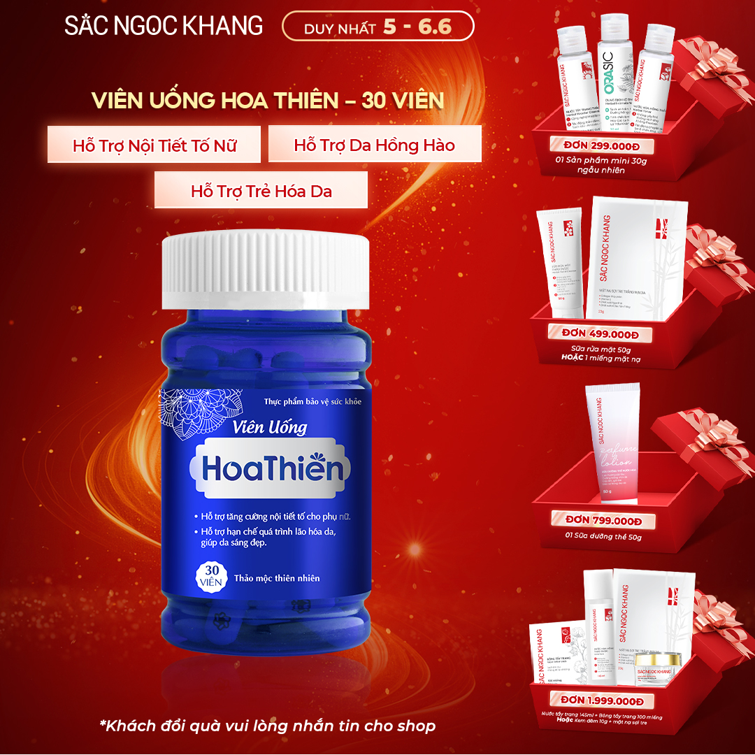 Viên Uống Hoa Thiên [Hộp 30 Viên]