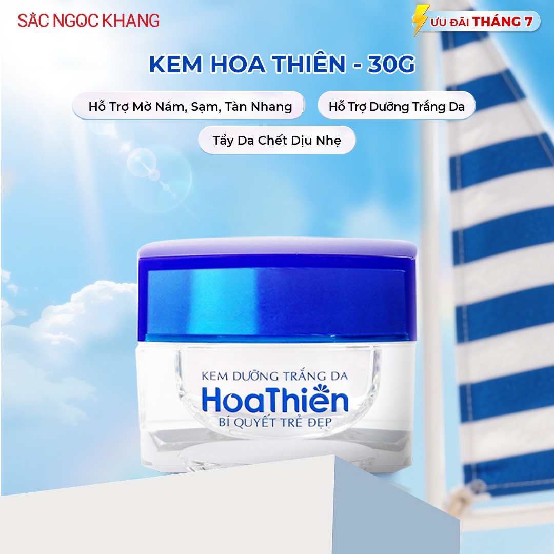 Kem Dưỡng Trắng Da Hoa Thiên [Hộp 30g]
