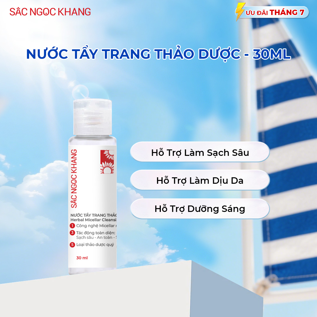 Nước Tẩy Trang thảo dược Sắc Ngọc Khang [Chai 30ml]