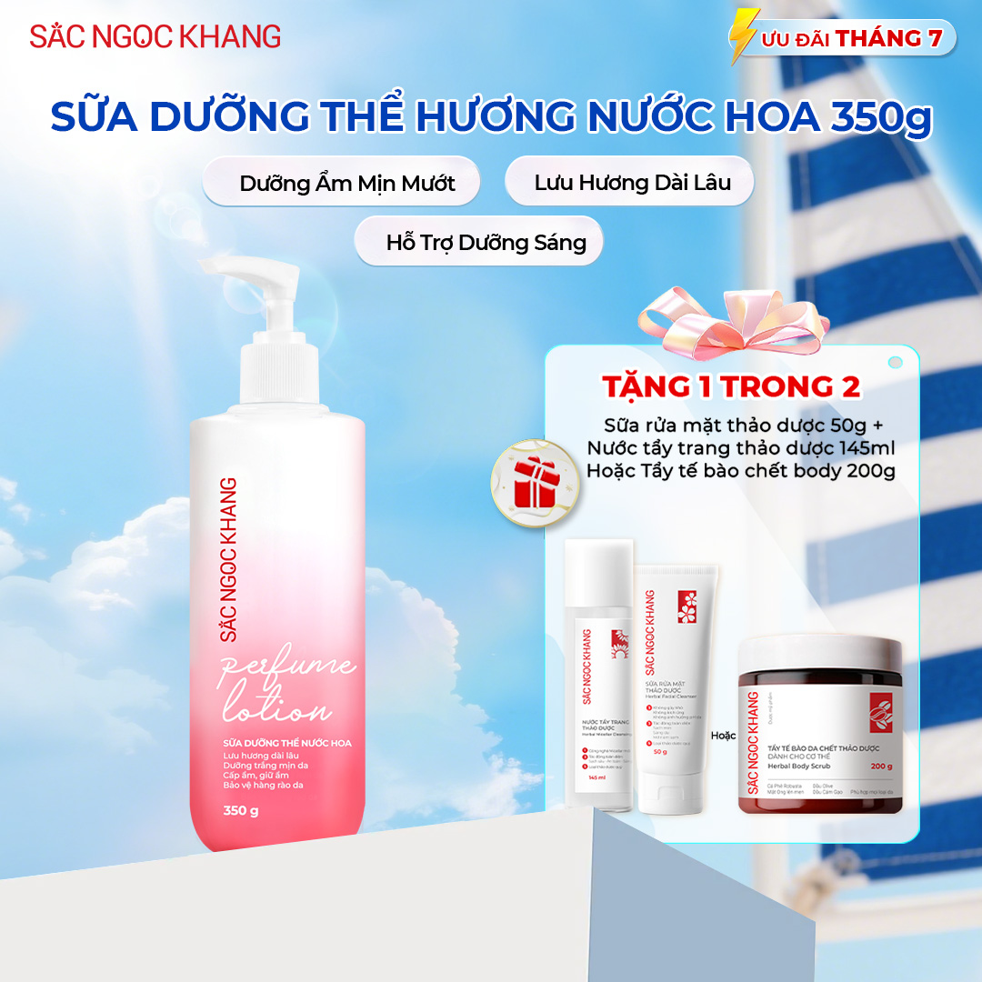 Sữa dưỡng thể hương nước hoa [Chai 350g] 