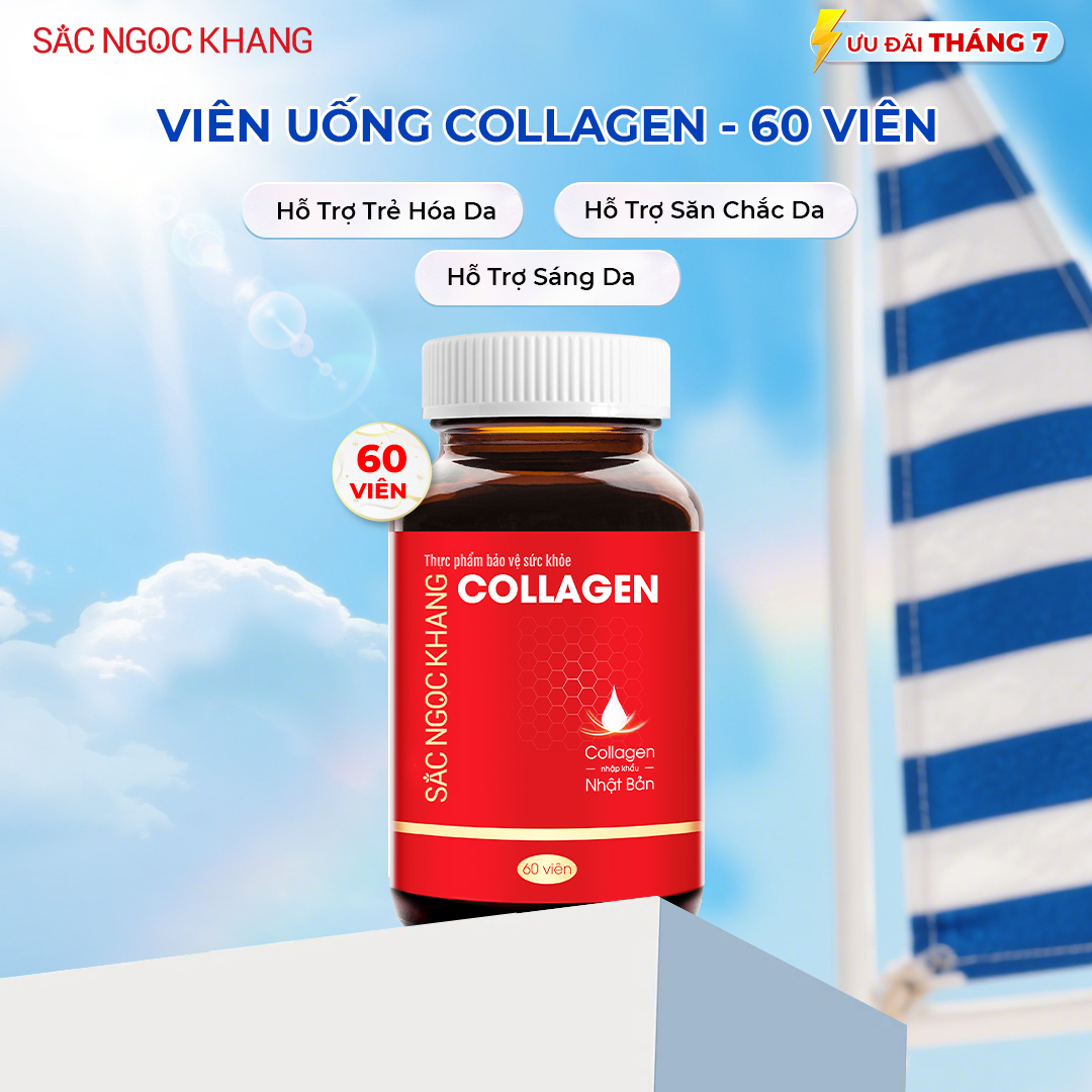 Viên Uống Collagen Dipeptide Sắc Ngọc Khang [Hộp 60 Viên]