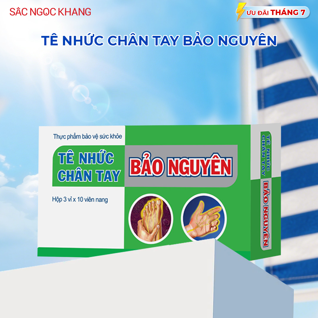 Tê Nhức Chân Tay Bảo Nguyên [Hộp 30 Viên]