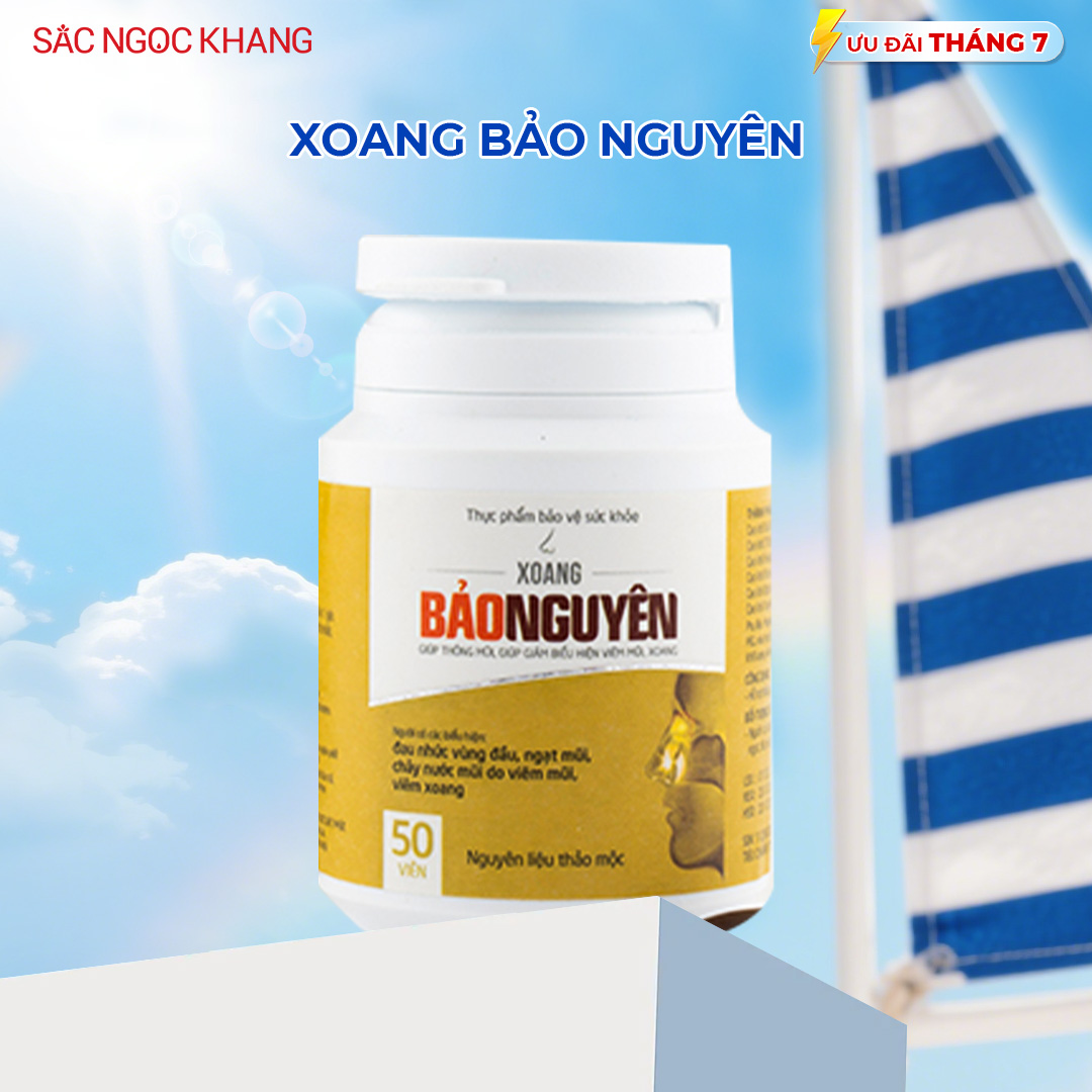 Xoang Bảo Nguyên - Hỗ Trợ Viêm Xoang & Viêm Mũi Dị Ứng [Hộp 50 Viên]