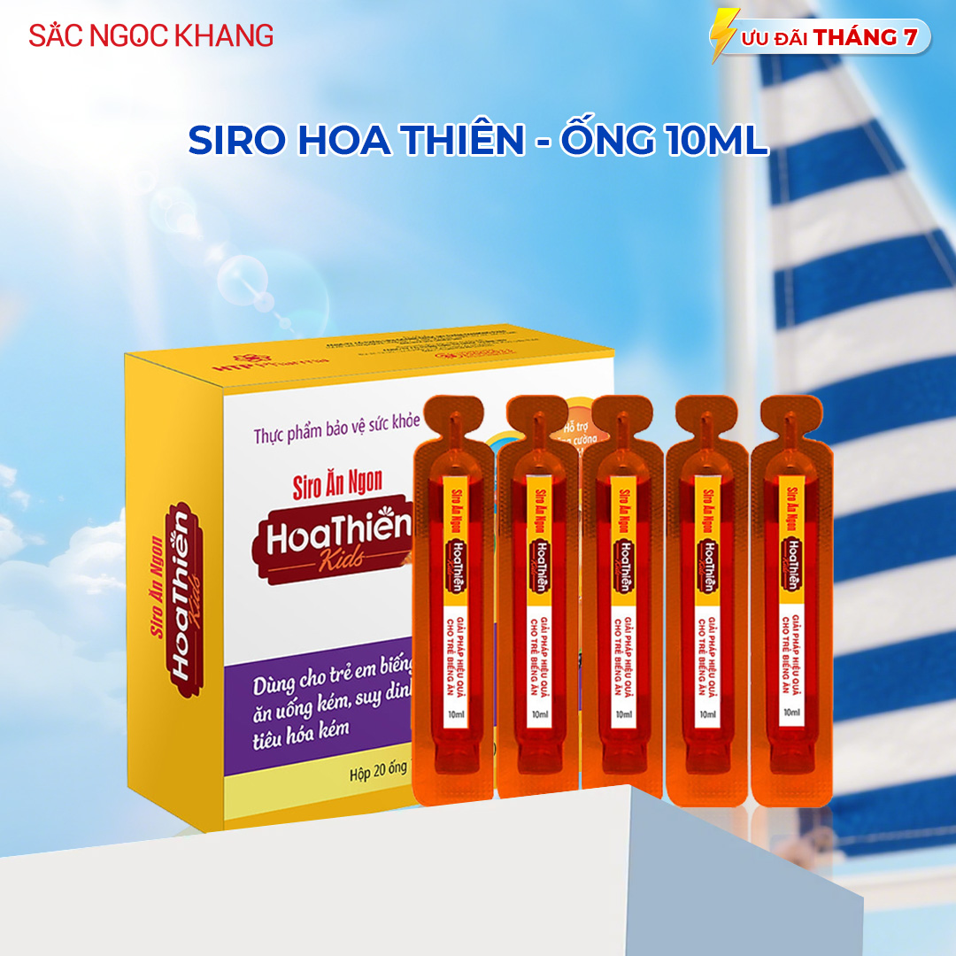 Siro Ăn Ngon Hoa Thiên [Hộp 20 Ống]