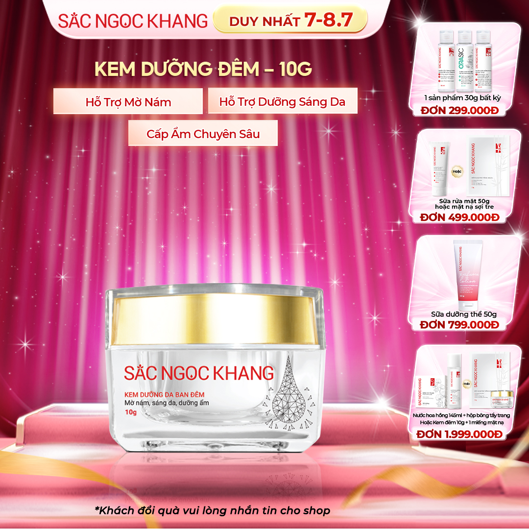 Kem dưỡng da ban đêm Sắc Ngọc Khang [10g]