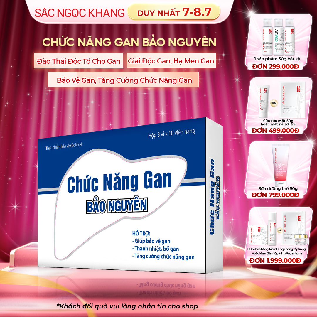 Chức Năng Gan Bảo Nguyên [Hộp 30 Viên]