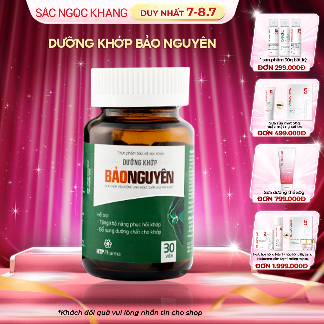 Dưỡng Khớp Bảo Nguyên [Hộp 30 Viên]