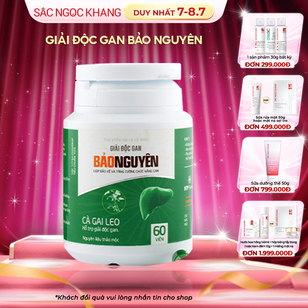 Giải Độc Gan Bảo Nguyên [Hộp 60 Viên]
