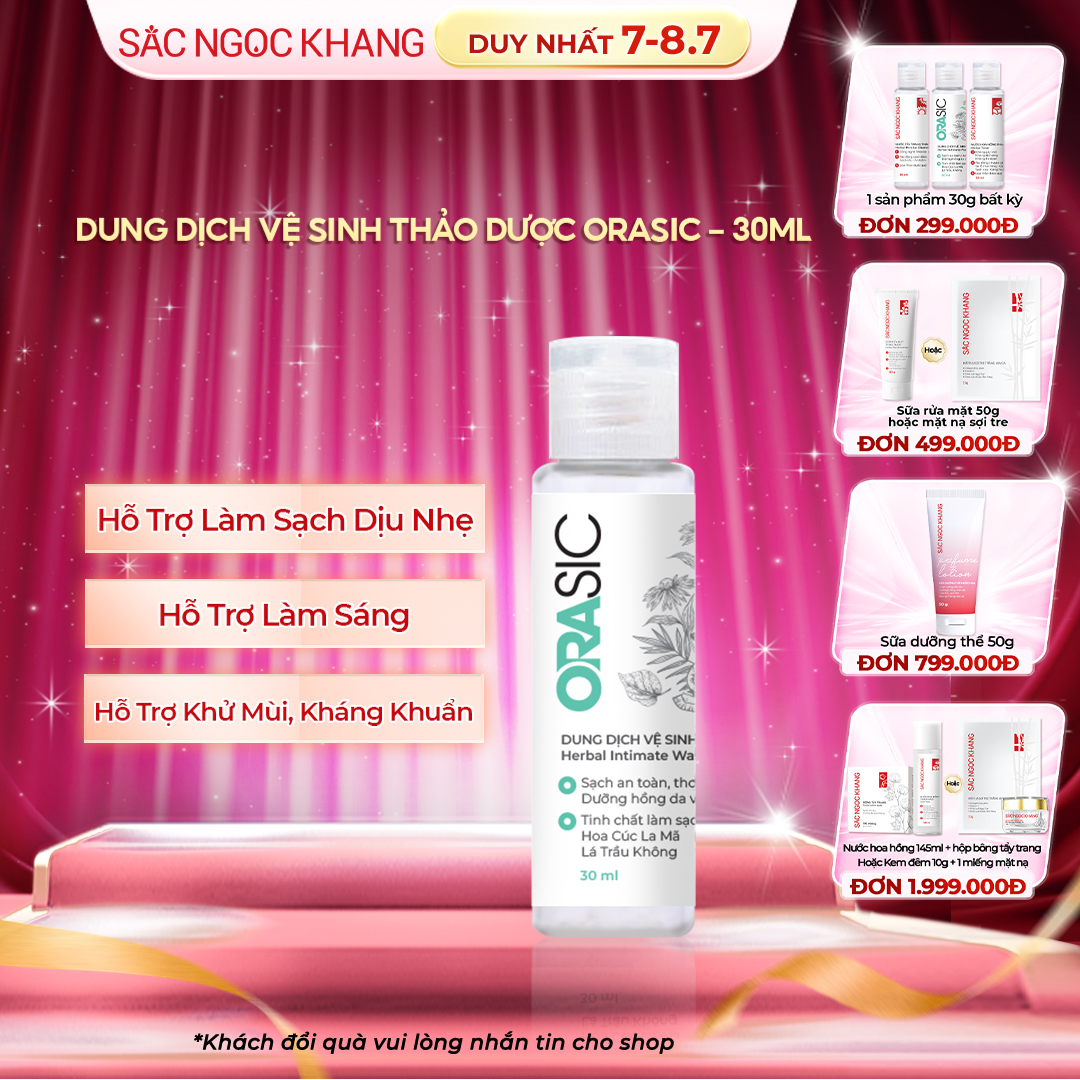 Dung Dịch Vệ Sinh ORASIC [Chai 30ml]