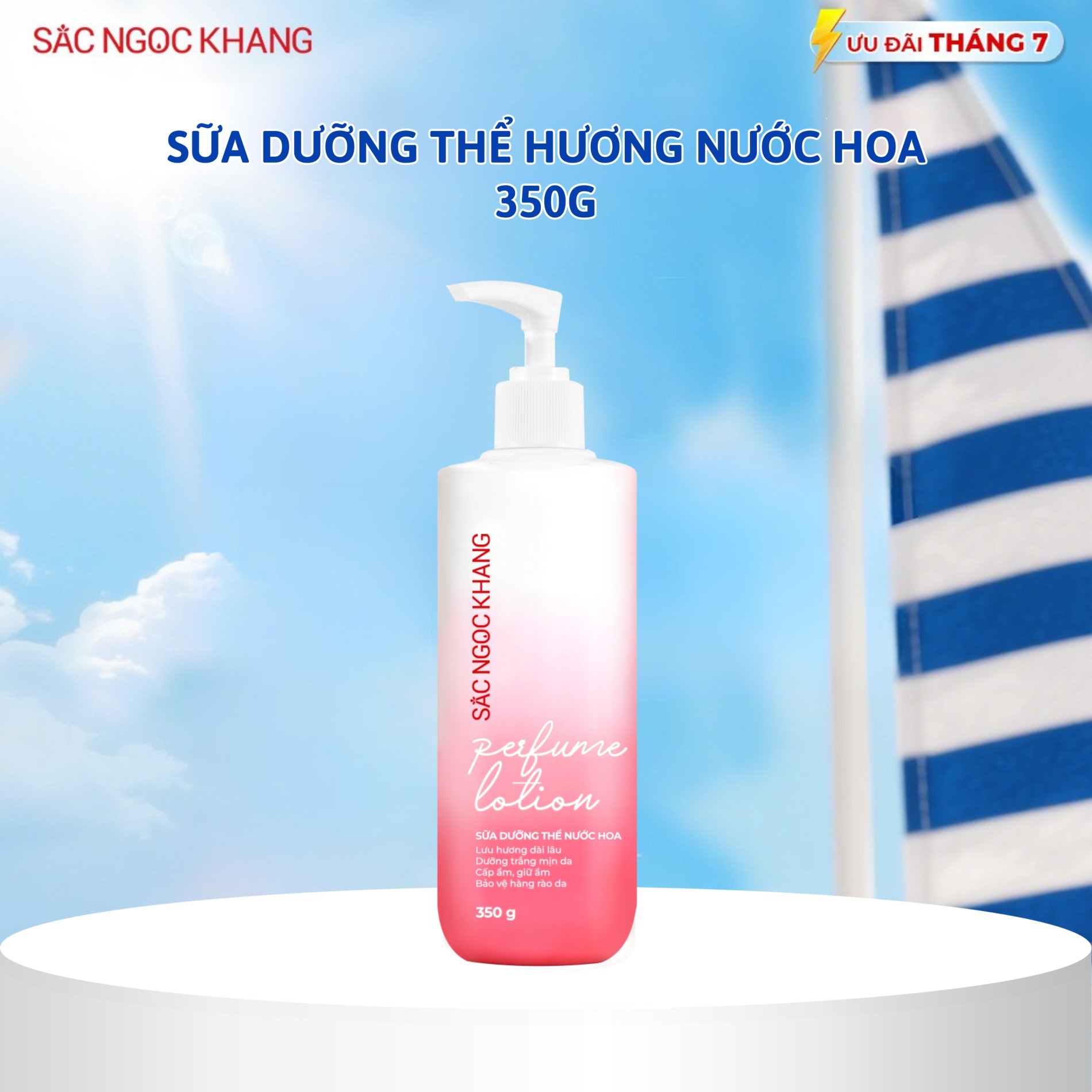 Sữa dưỡng thể hương nước hoa [Chai 350g] 