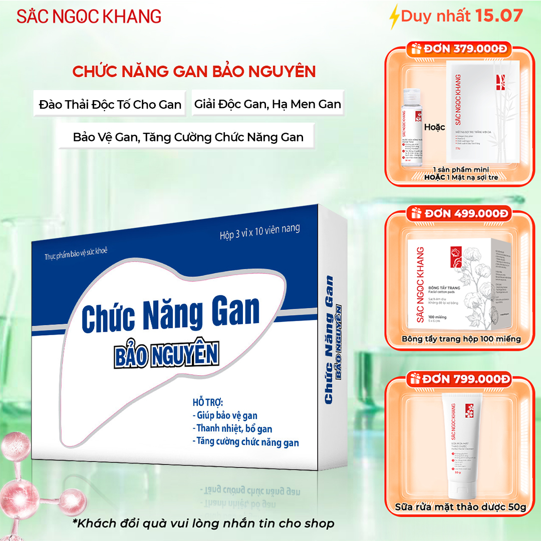 Chức Năng Gan Bảo Nguyên [Hộp 30 Viên]