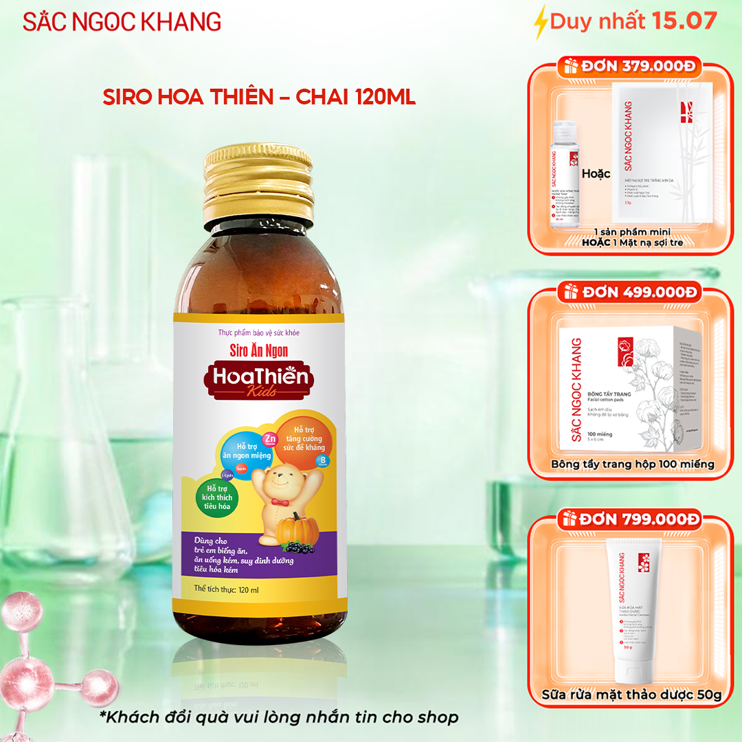 Siro Ăn Ngon Hoa Thiên [Chai 120ml]