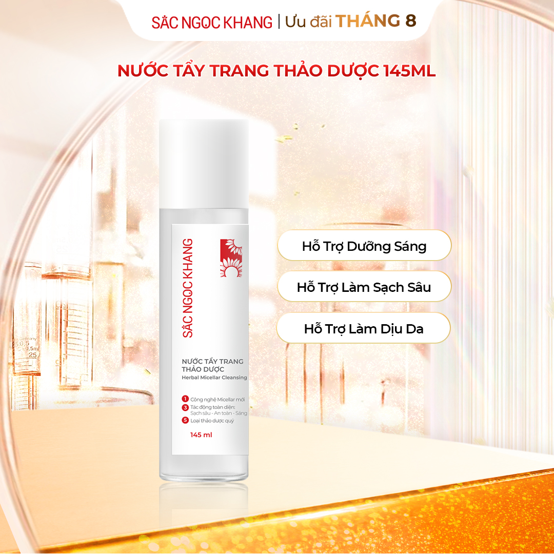 Nước Tẩy Trang Thảo Dược Sắc Ngọc Khang [Chai 145ml]
