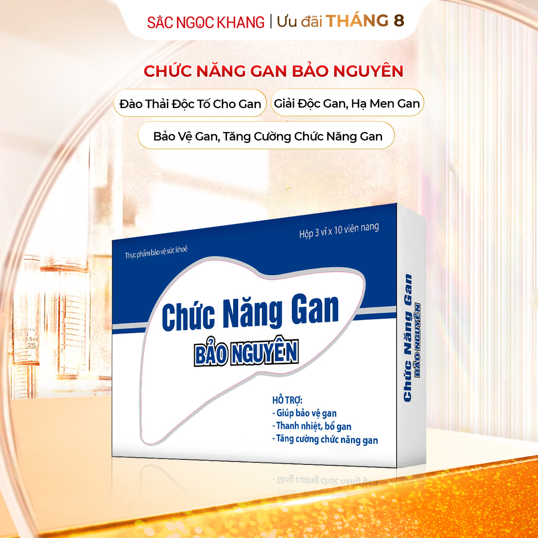 Chức Năng Gan Bảo Nguyên [Hộp 30 Viên]