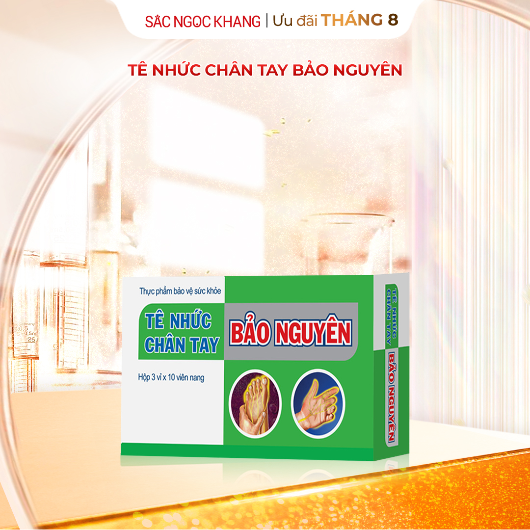 Tê Nhức Chân Tay Bảo Nguyên [Hộp 30 Viên]