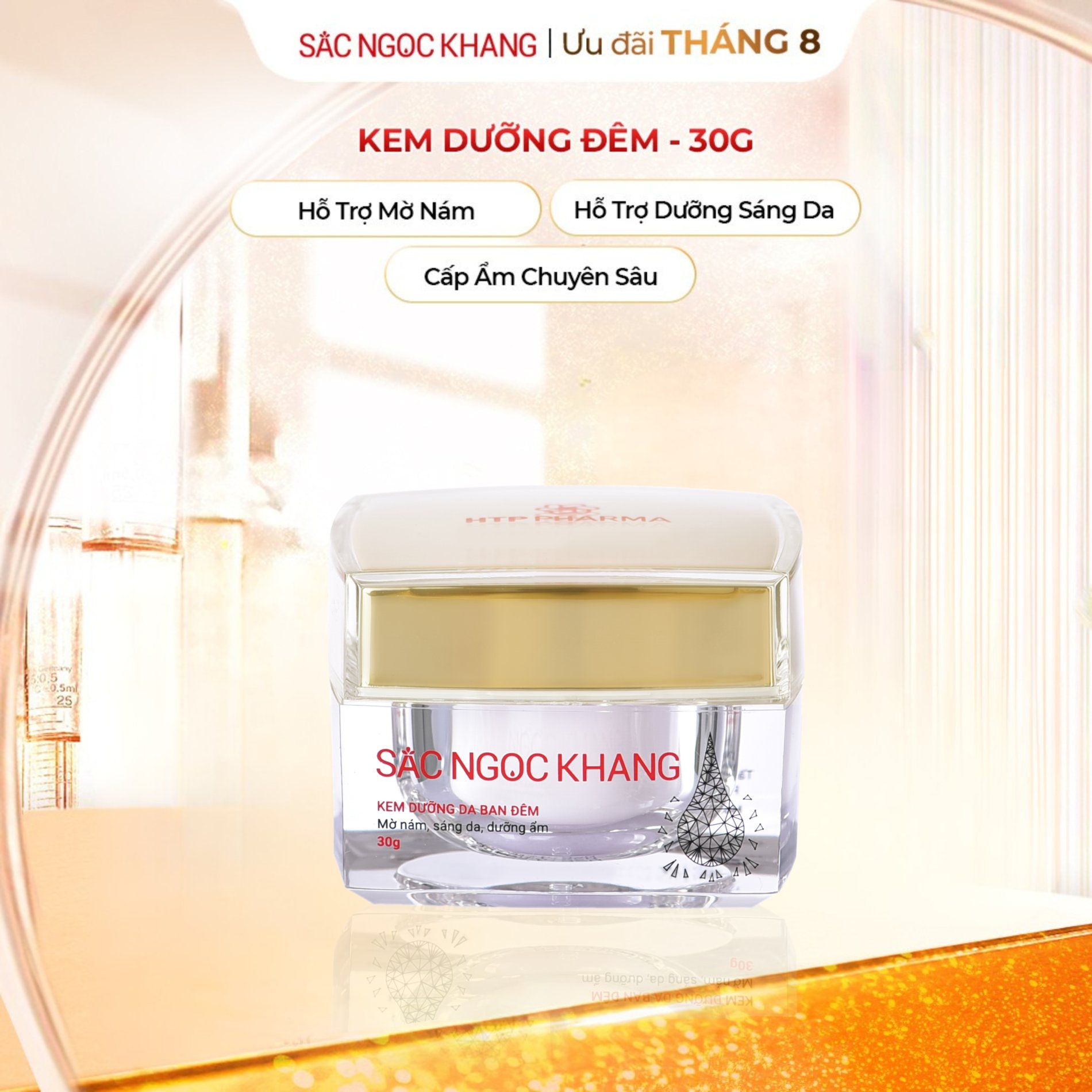 Kem dưỡng da ban đêm Sắc Ngọc Khang [30g]