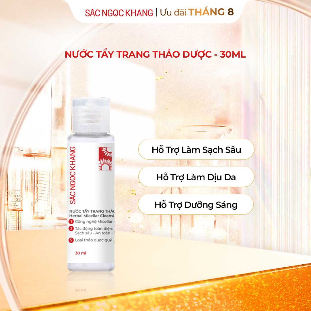 Nước Tẩy Trang thảo dược Sắc Ngọc Khang [Chai 30ml]