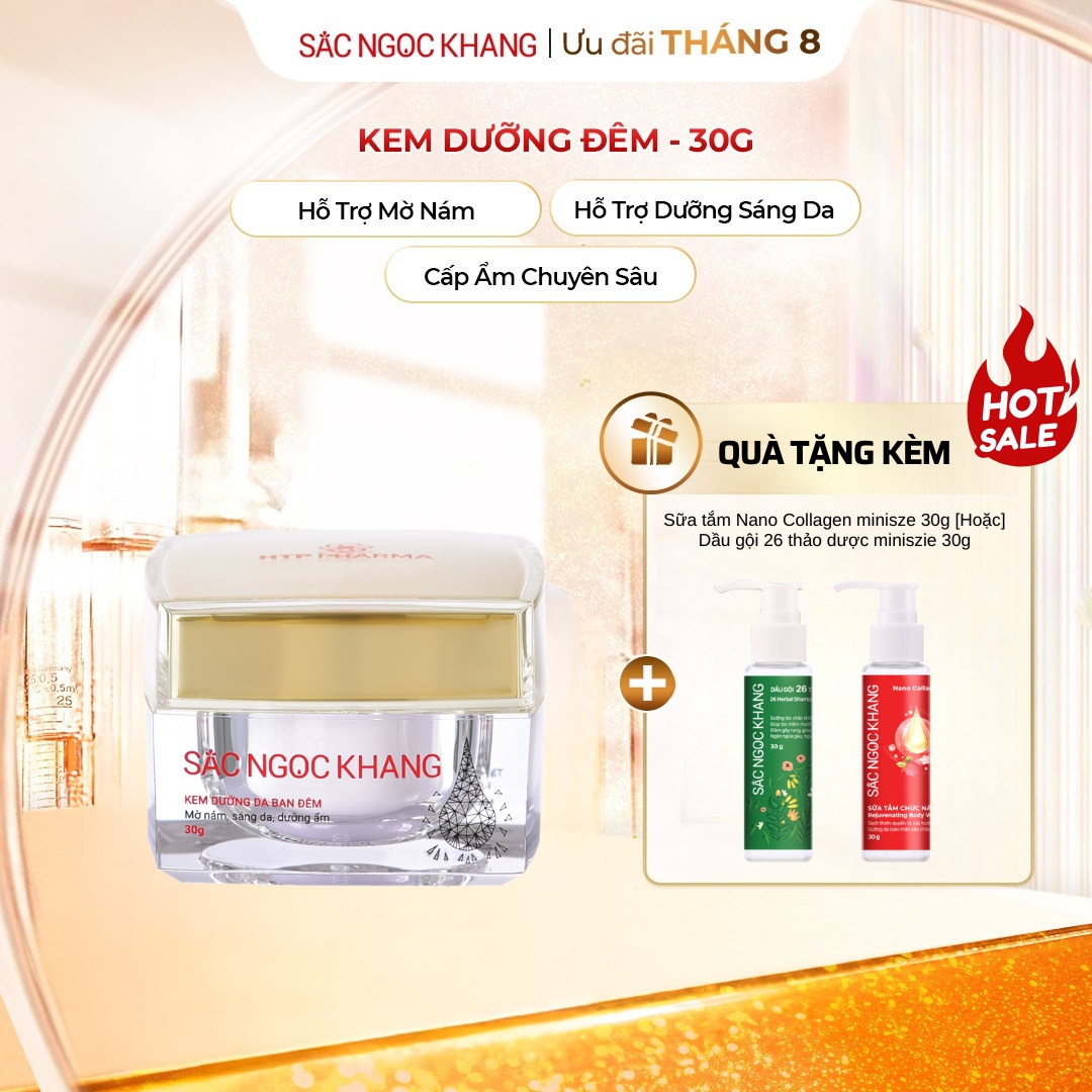 Kem Dưỡng Da Ban Đêm [30g] TẶNG 1 trong 2 quà