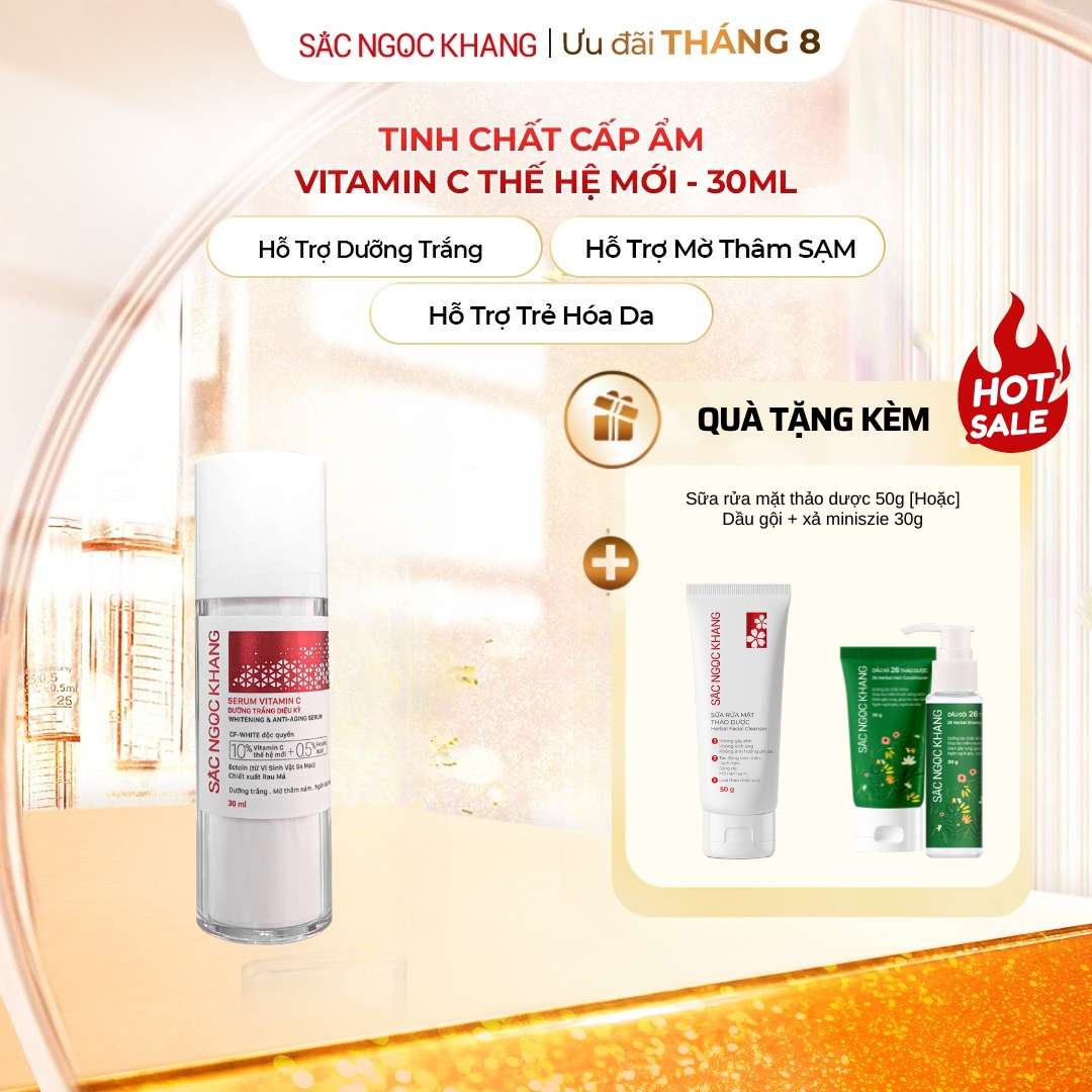 Serum Vitamin C Dưỡng Trắng Diệu Kỳ [30ml] TẶNG 1 trong 2 quà