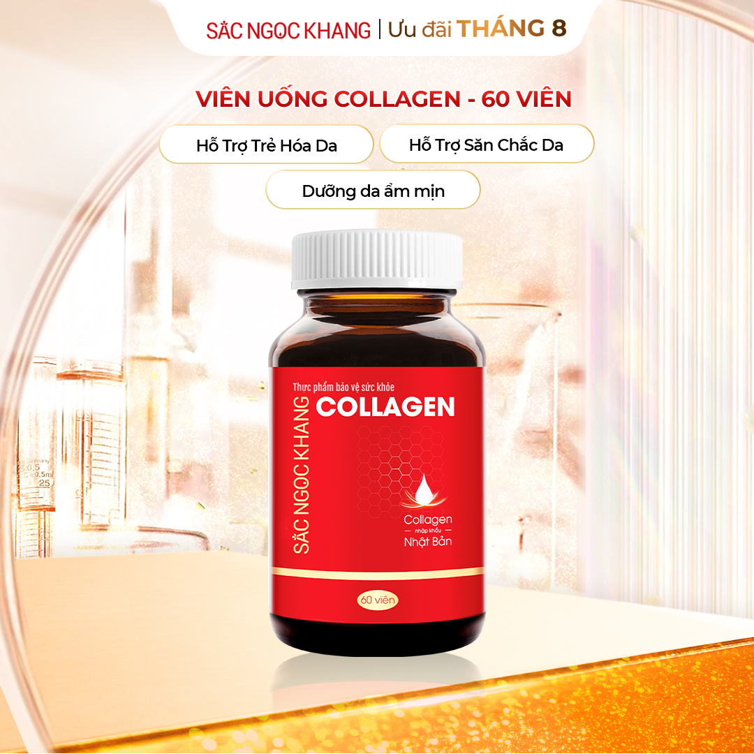 Viên Uống Collagen Dipeptide Sắc Ngọc Khang [Hộp 60 Viên]