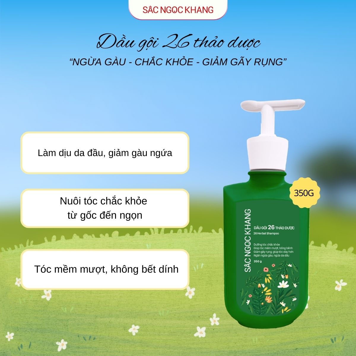 Dầu Gội 26 Loại Thảo Dược [350g] 