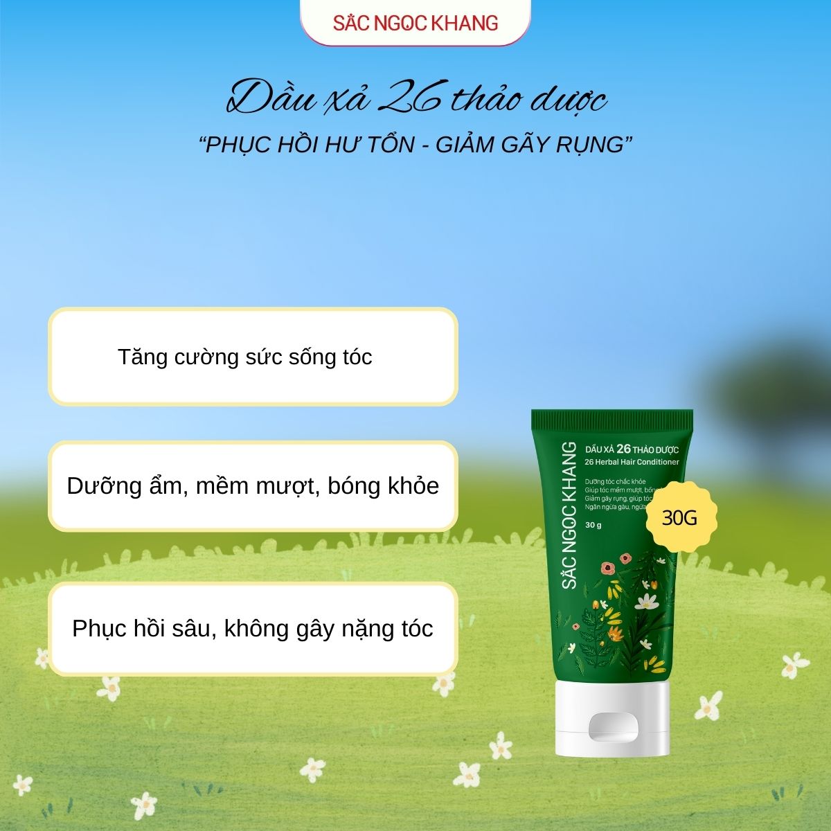 Dầu Xả 26 Loại Thảo Dược [30g]