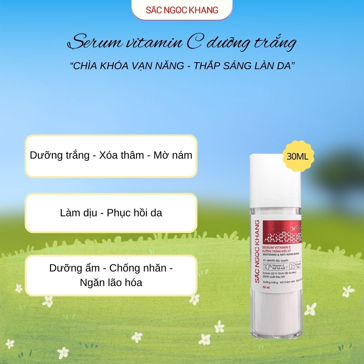 Serum Dưỡng Trắng Vitamin C [30ml]