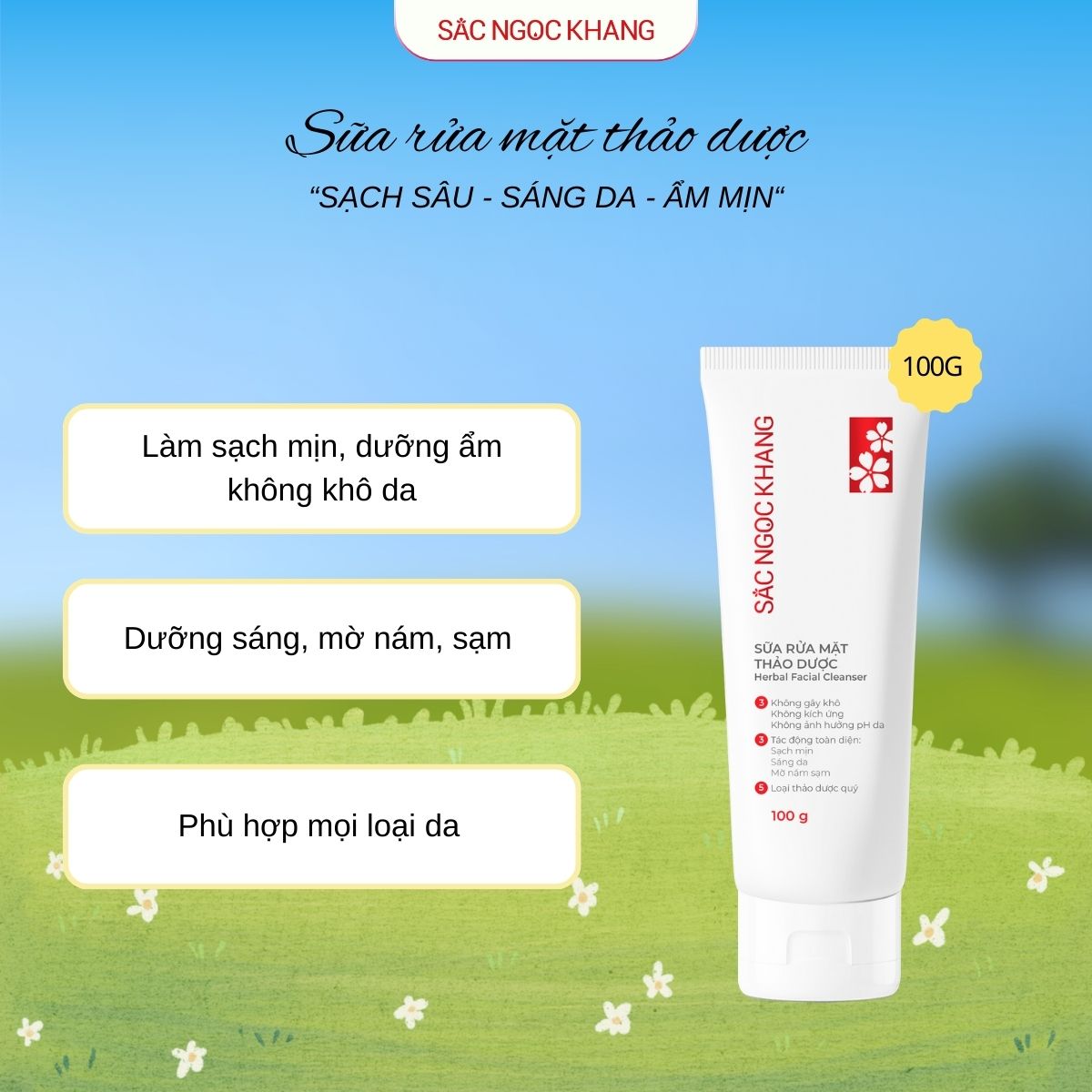 Sữa rửa mặt Thảo Dược [100g]