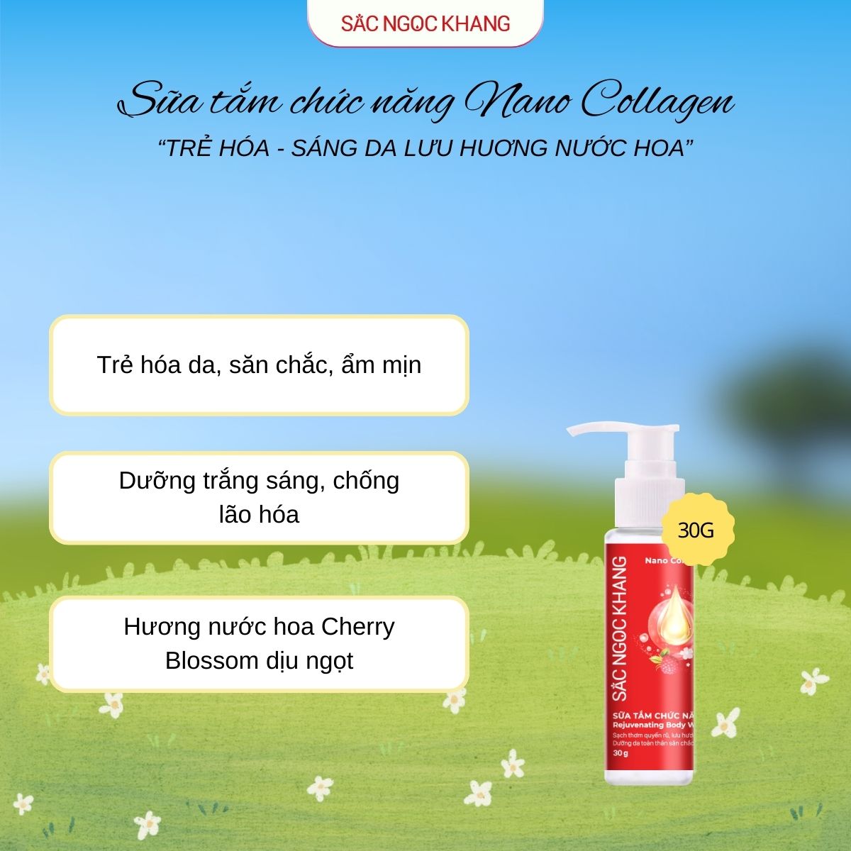 Sữa tắm chức năng Nano Collagen [30g]