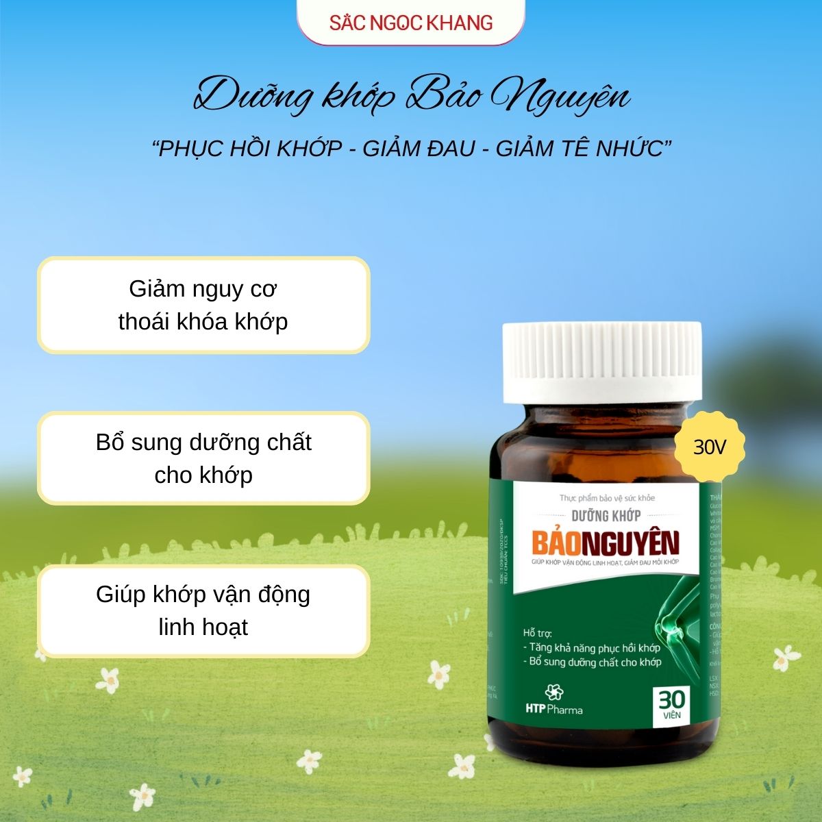 Dưỡng Khớp Bảo Nguyên [30 Viên]
