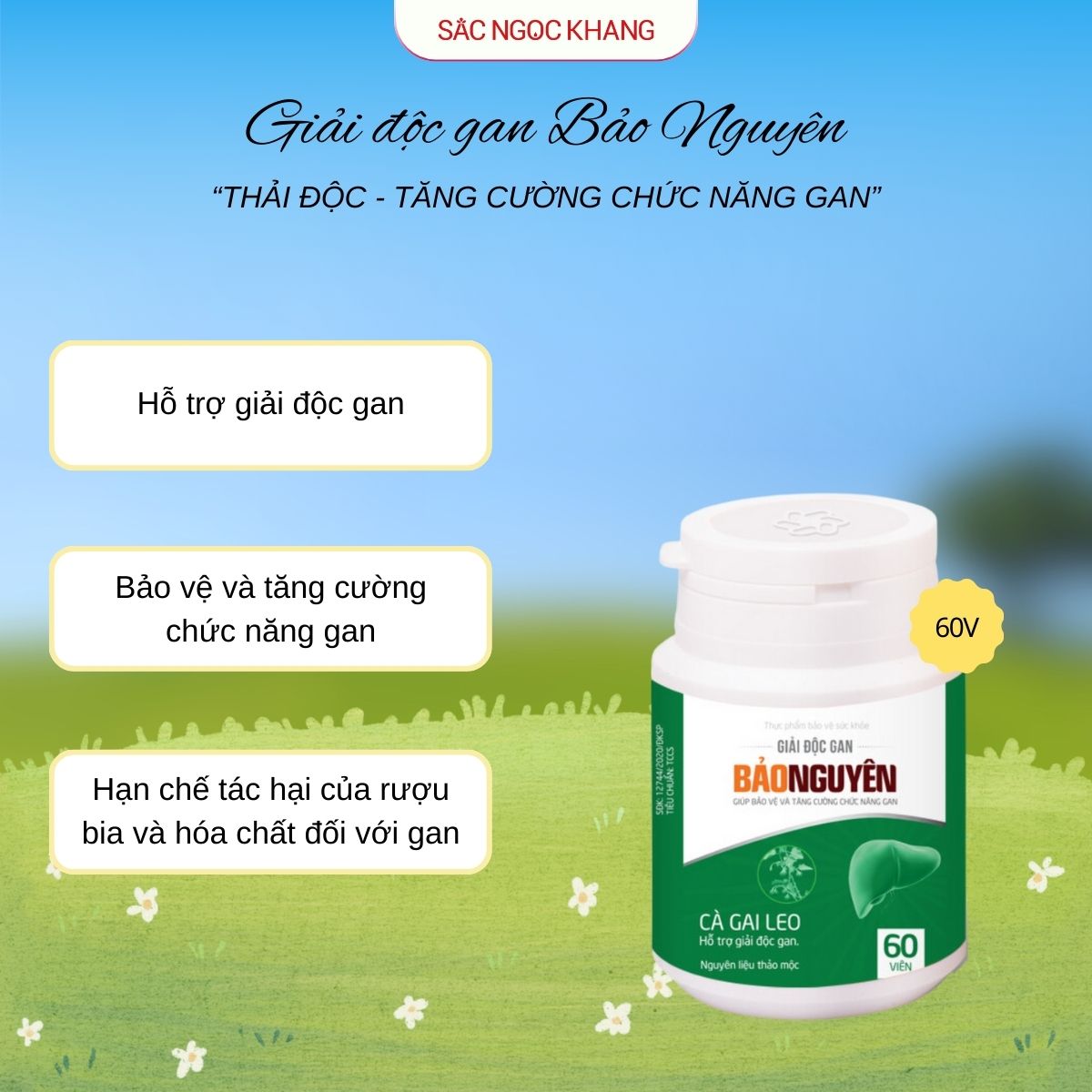 Giải Độc Gan Bảo Nguyên [60 Viên]