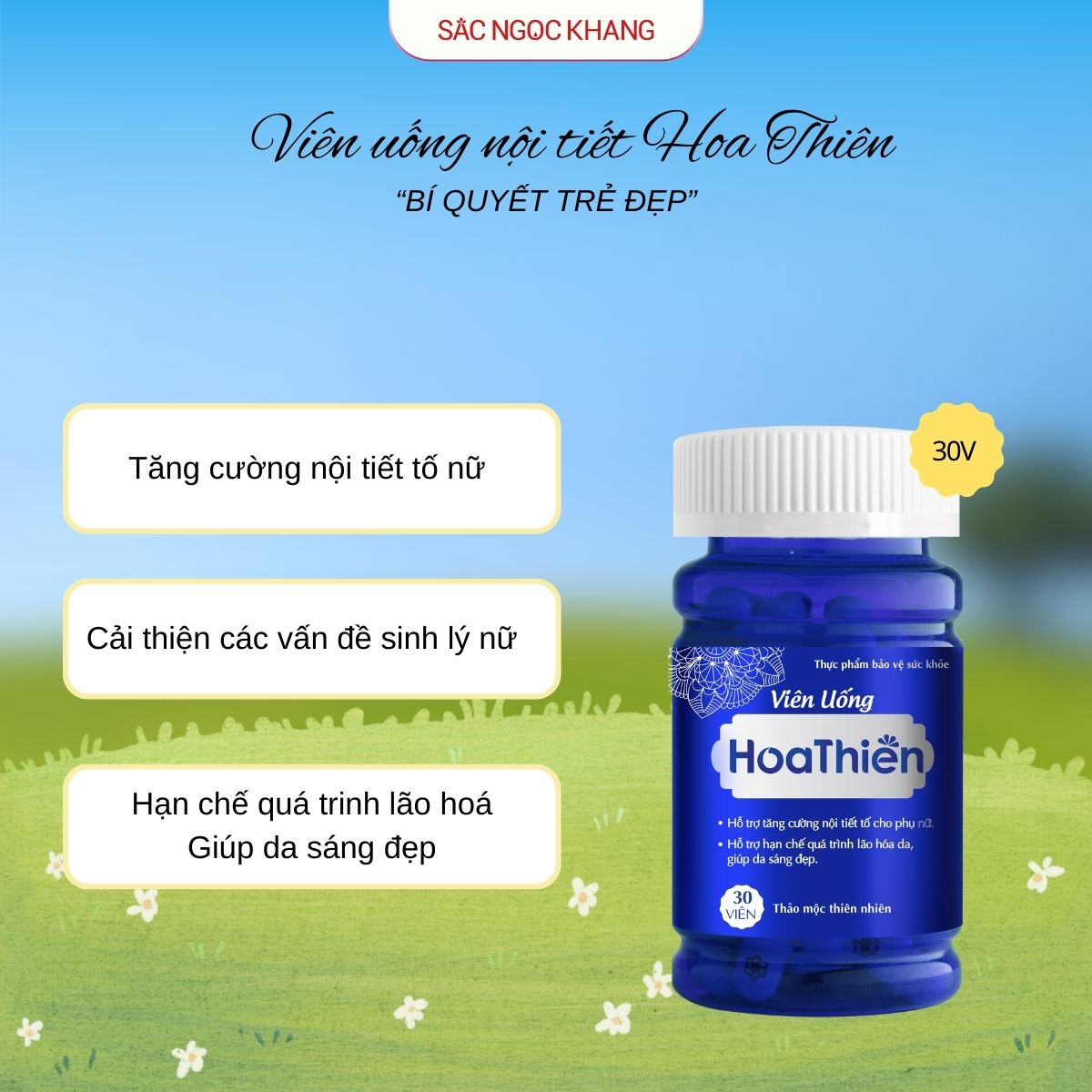 Viên Uống Hoa Thiên [30 Viên]