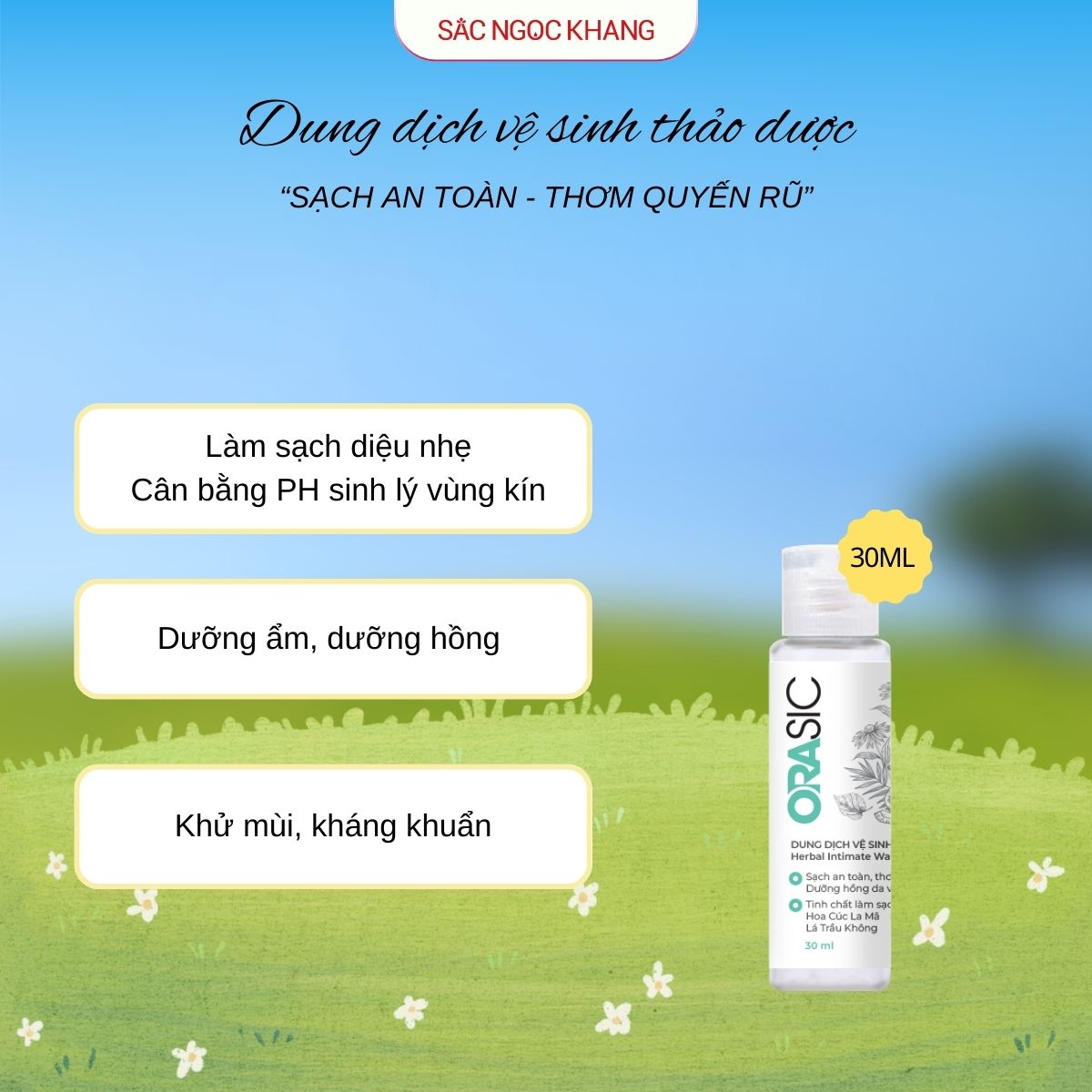 Dung Dịch Vệ Sinh Thảo Dược ORASIC [30ml]