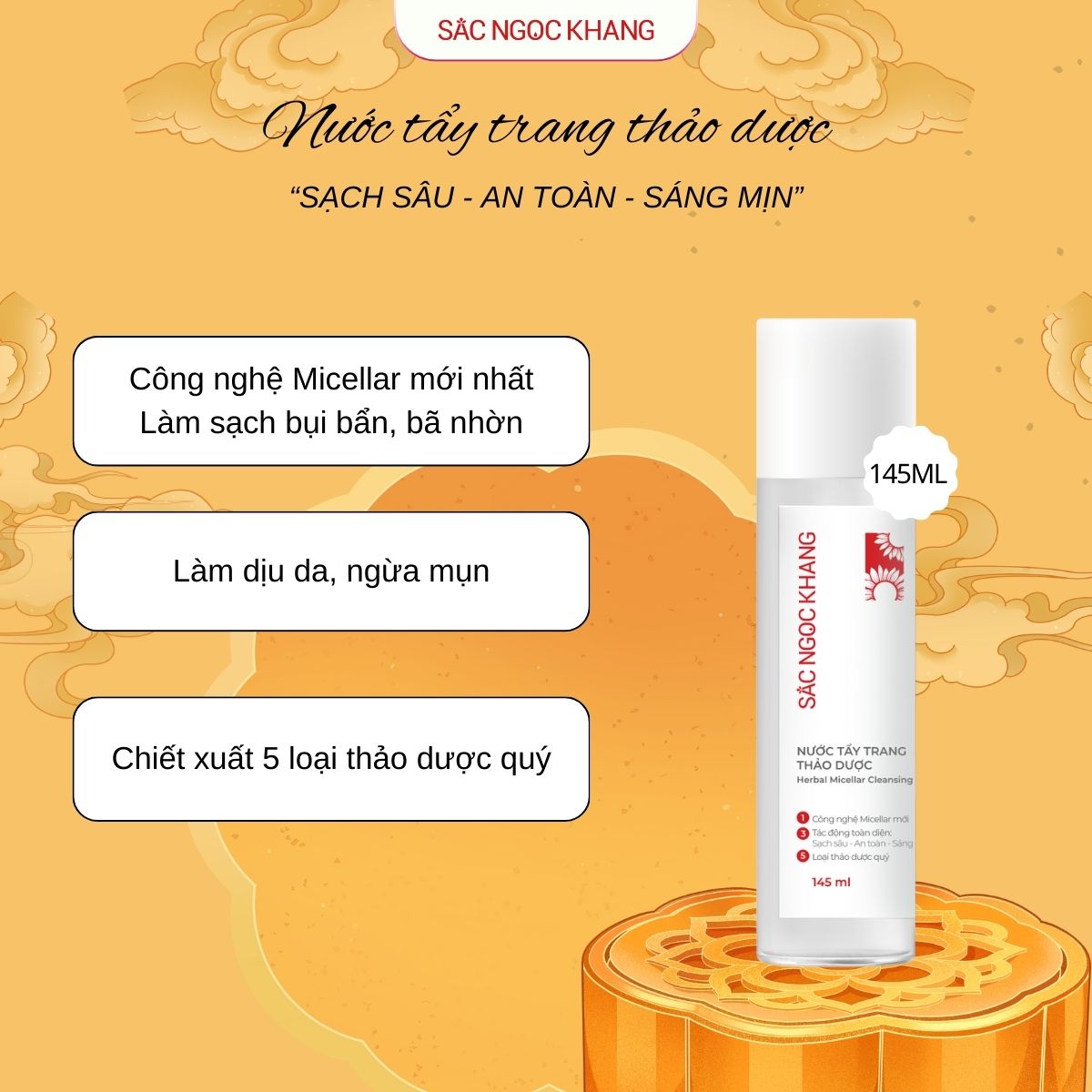 Nước Tẩy Trang Thảo Dược [145ml]