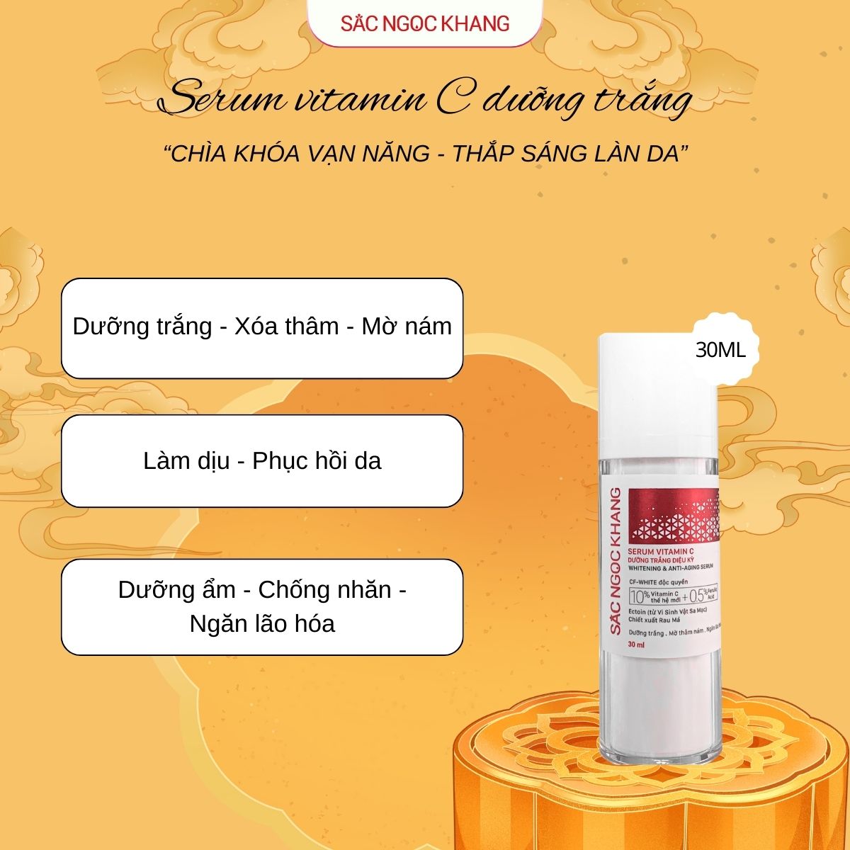 Serum Dưỡng Trắng Vitamin C [30ml]